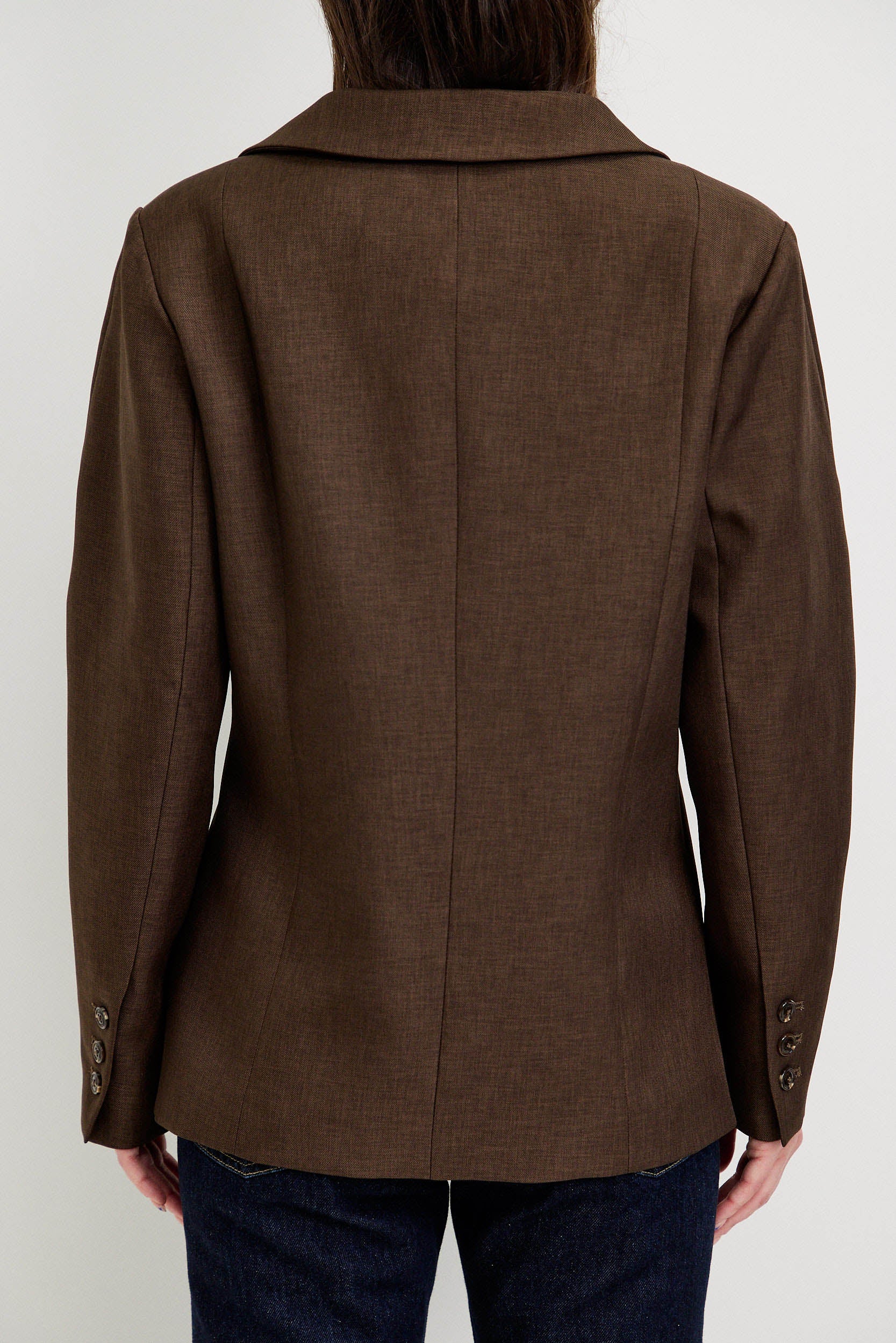 TAILORED JACKET WITH BALLOON SLEEVES