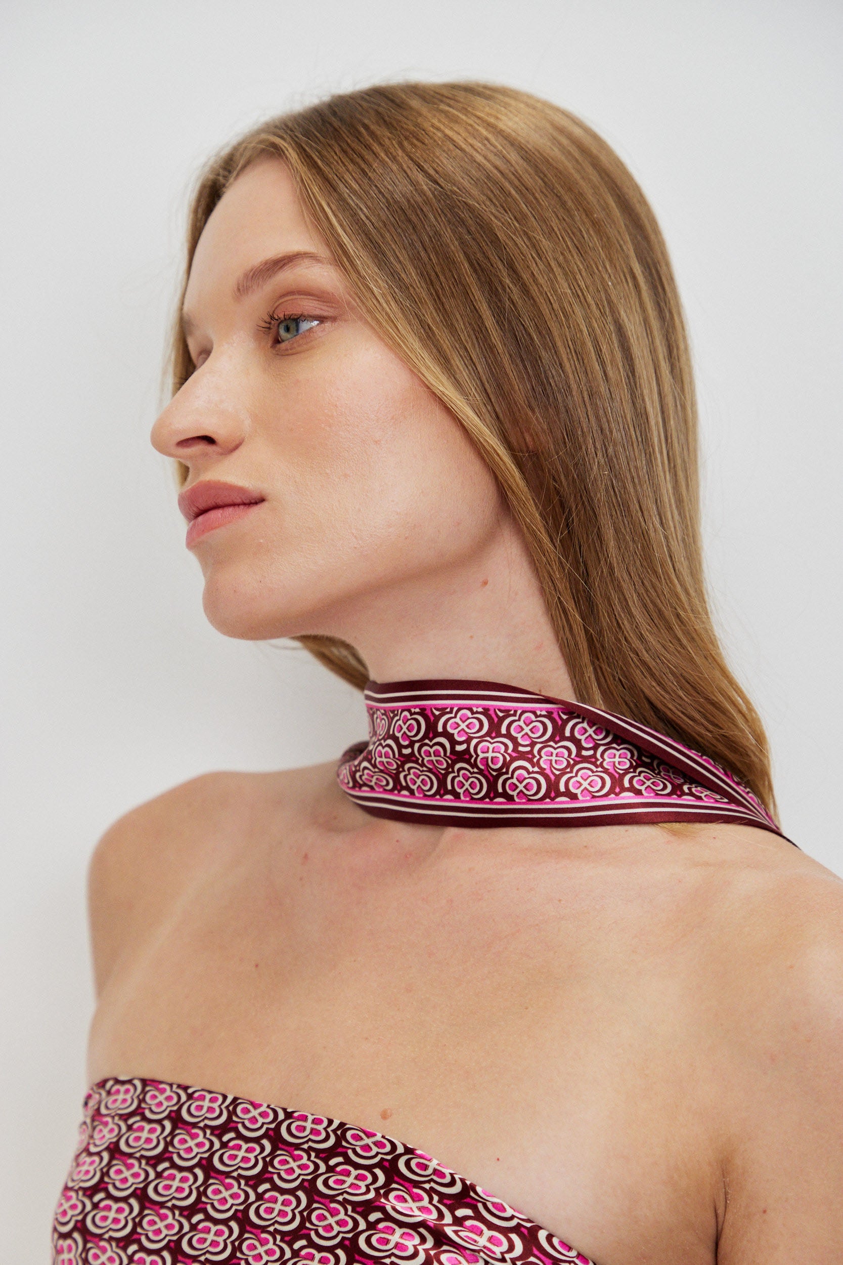 SILK TIE SCARF