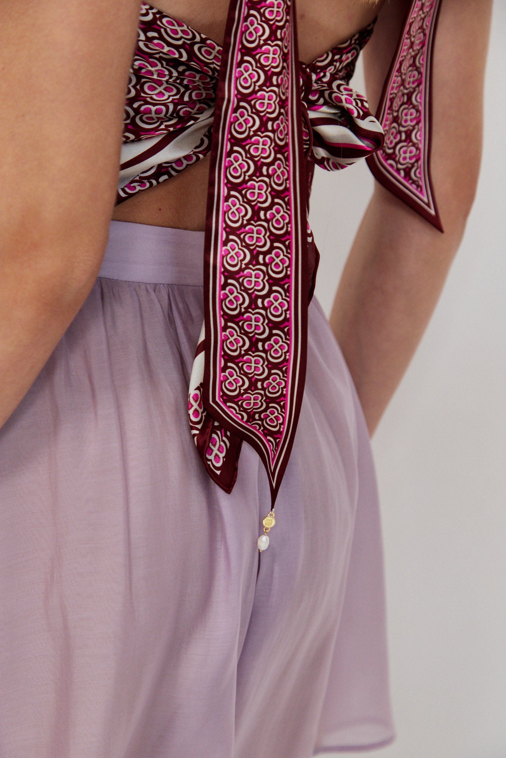 SILK TIE SCARF