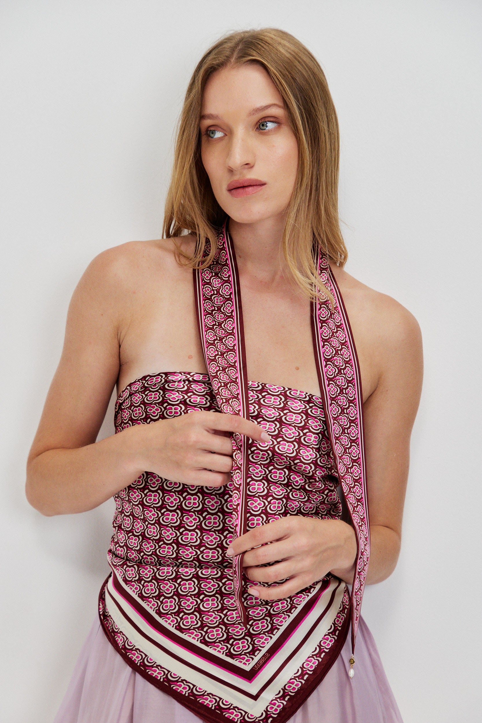 SILK TIE SCARF
