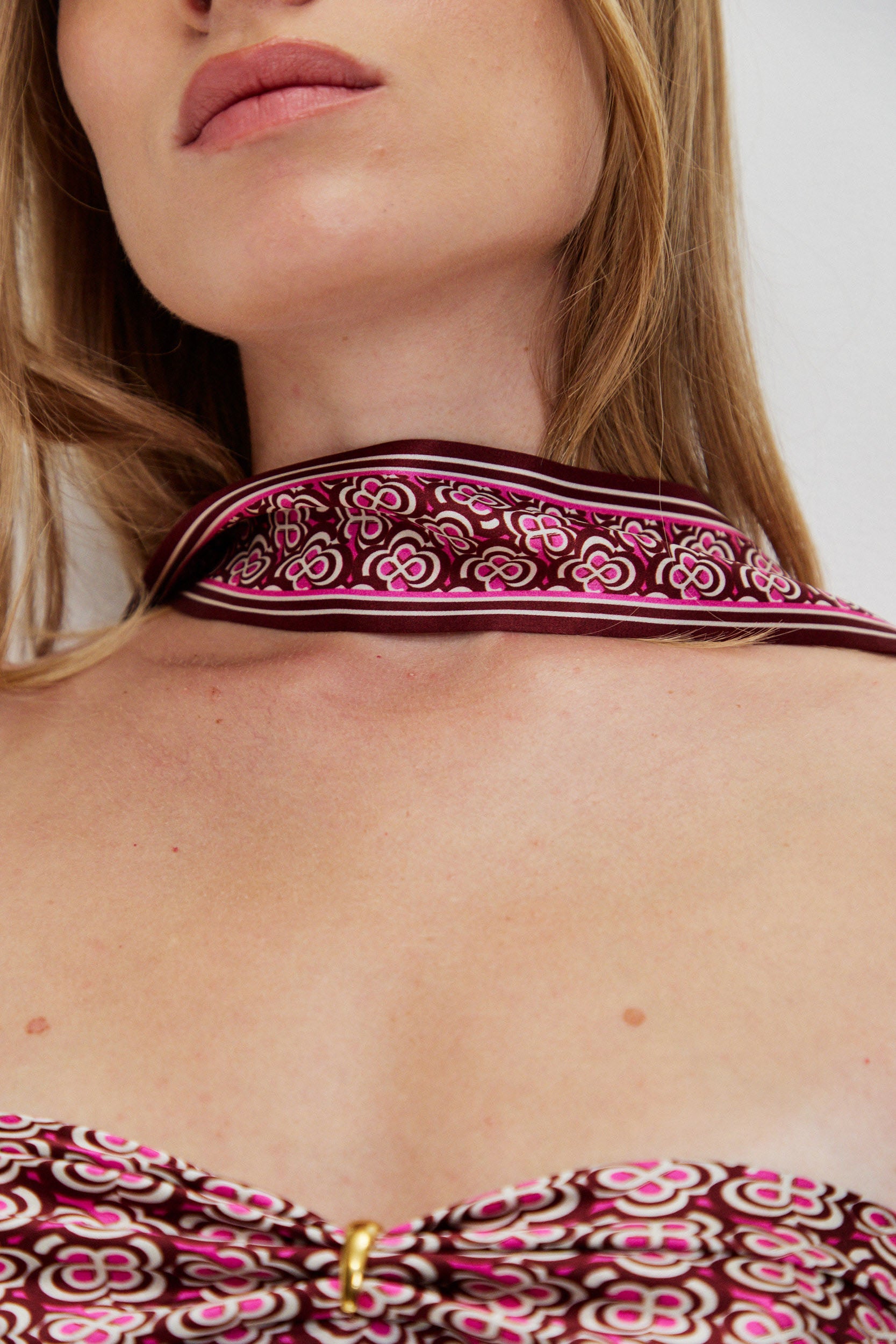 SILK TIE SCARF