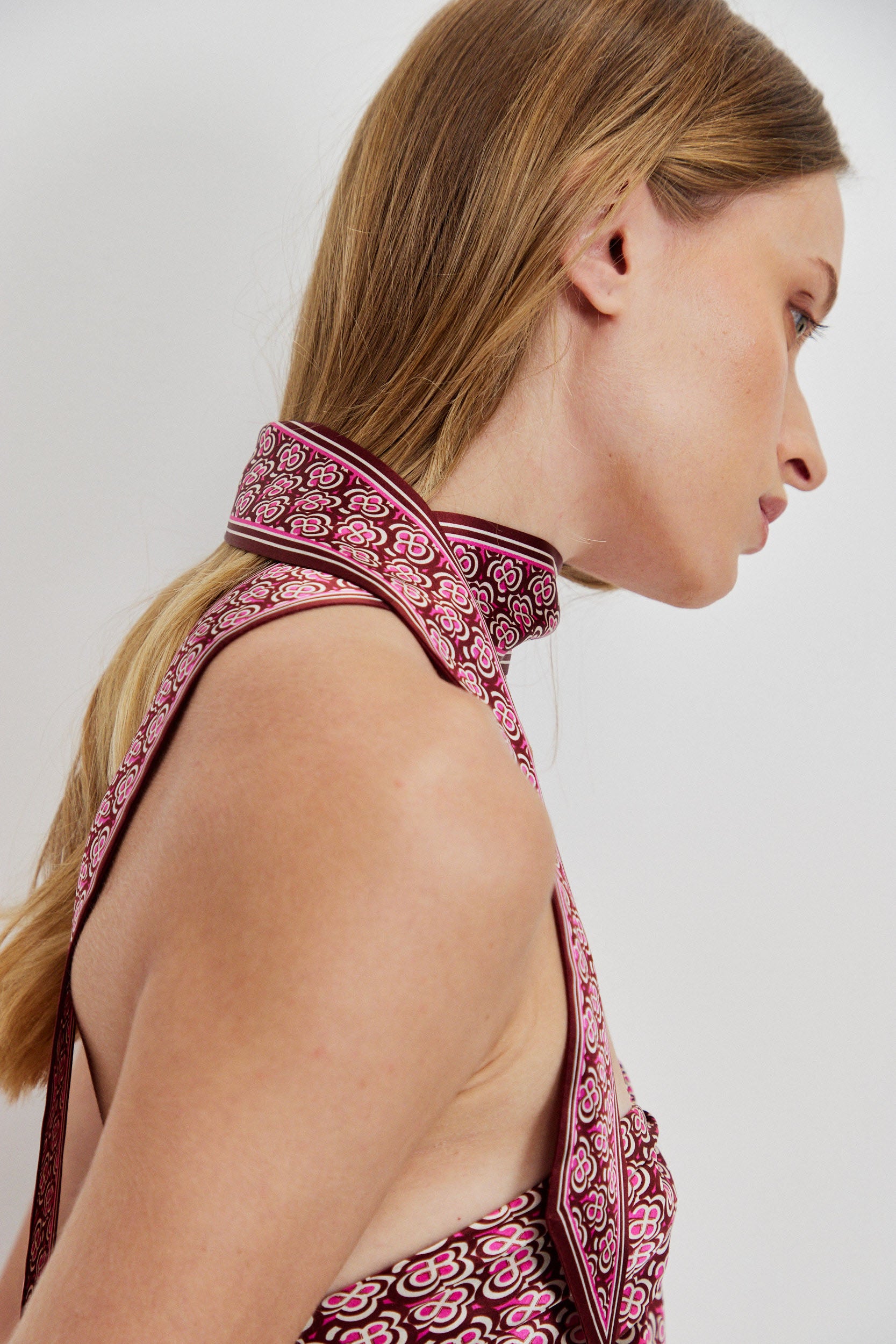 SILK TIE SCARF