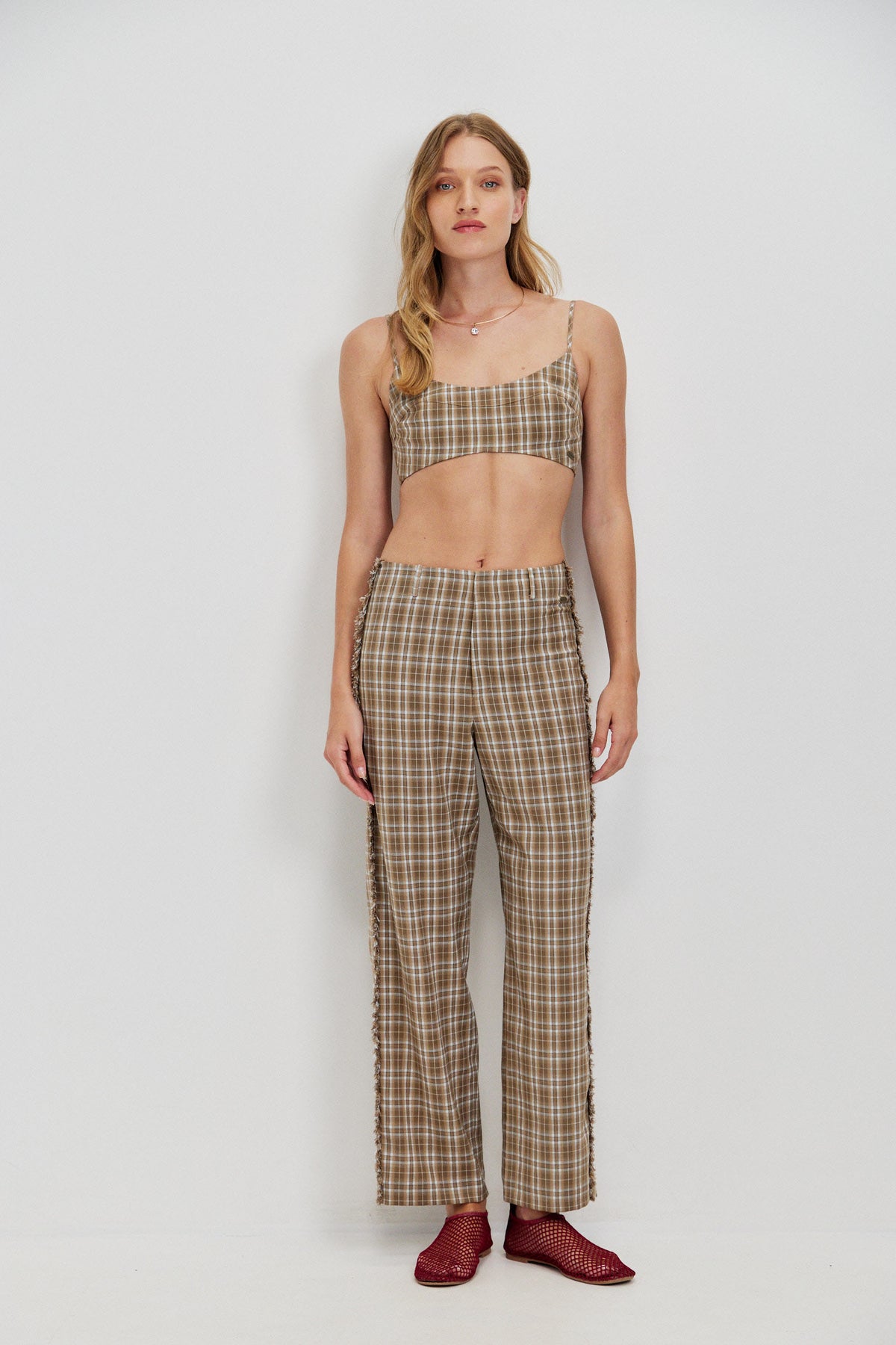 FRINGE DETAIL TROUSERS