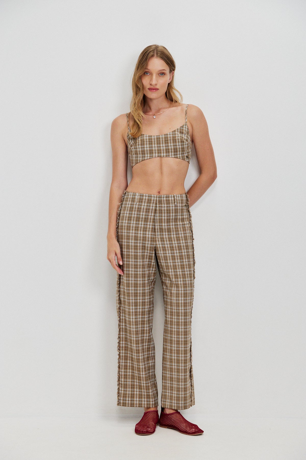 FRINGE DETAIL TROUSERS