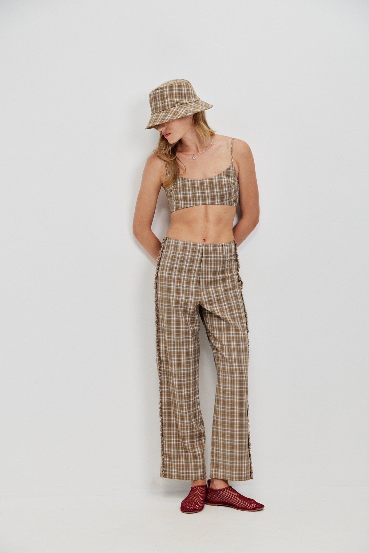 FRINGE DETAIL TROUSERS