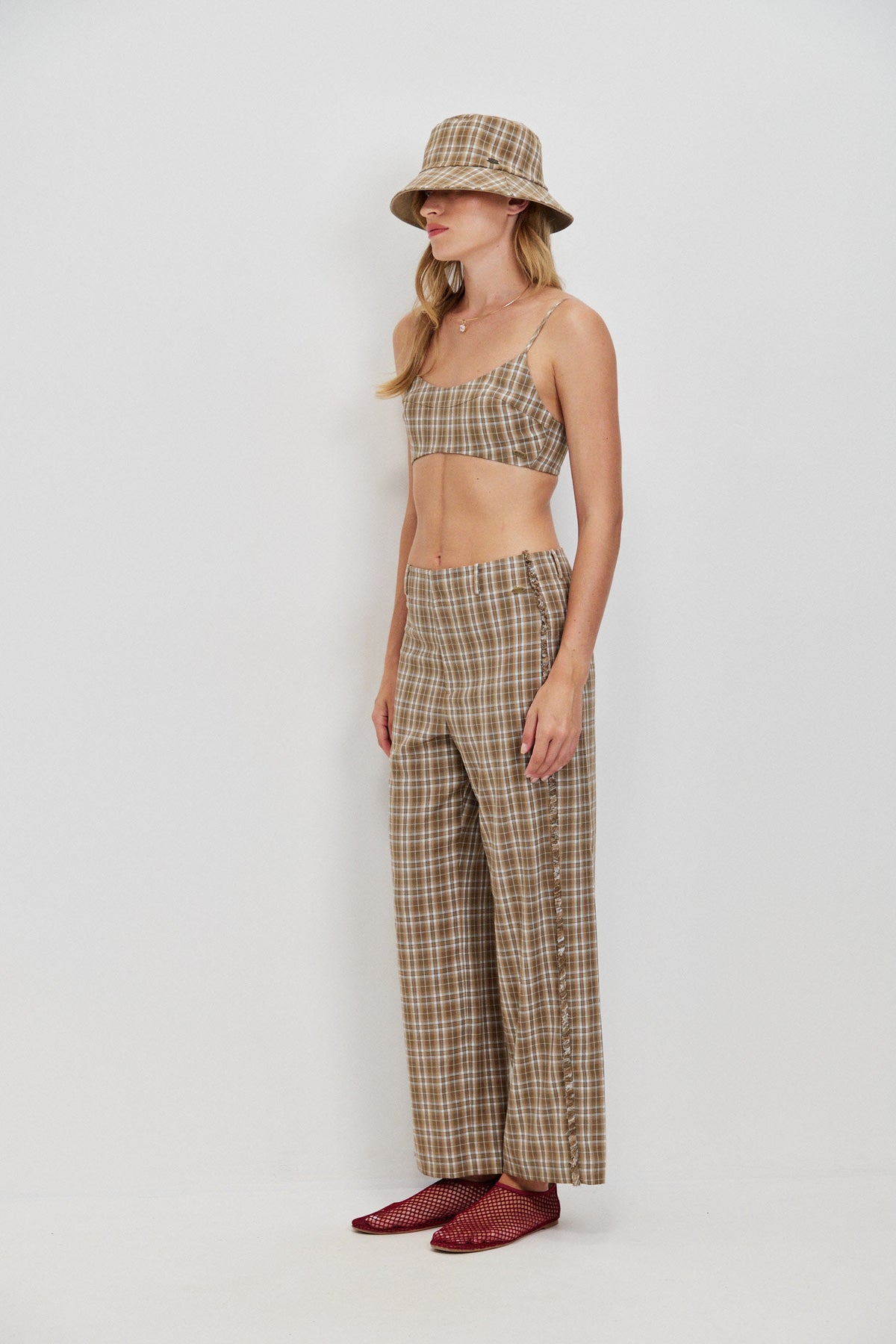 FRINGE DETAIL TROUSERS