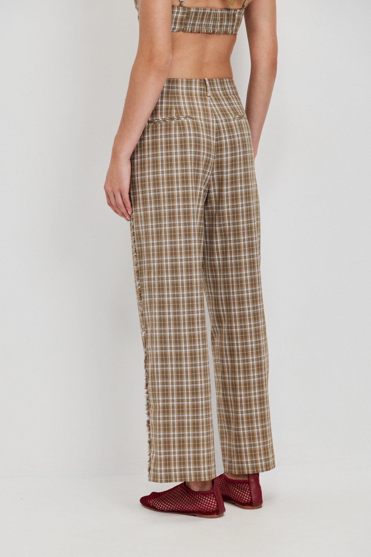 FRINGE DETAIL TROUSERS