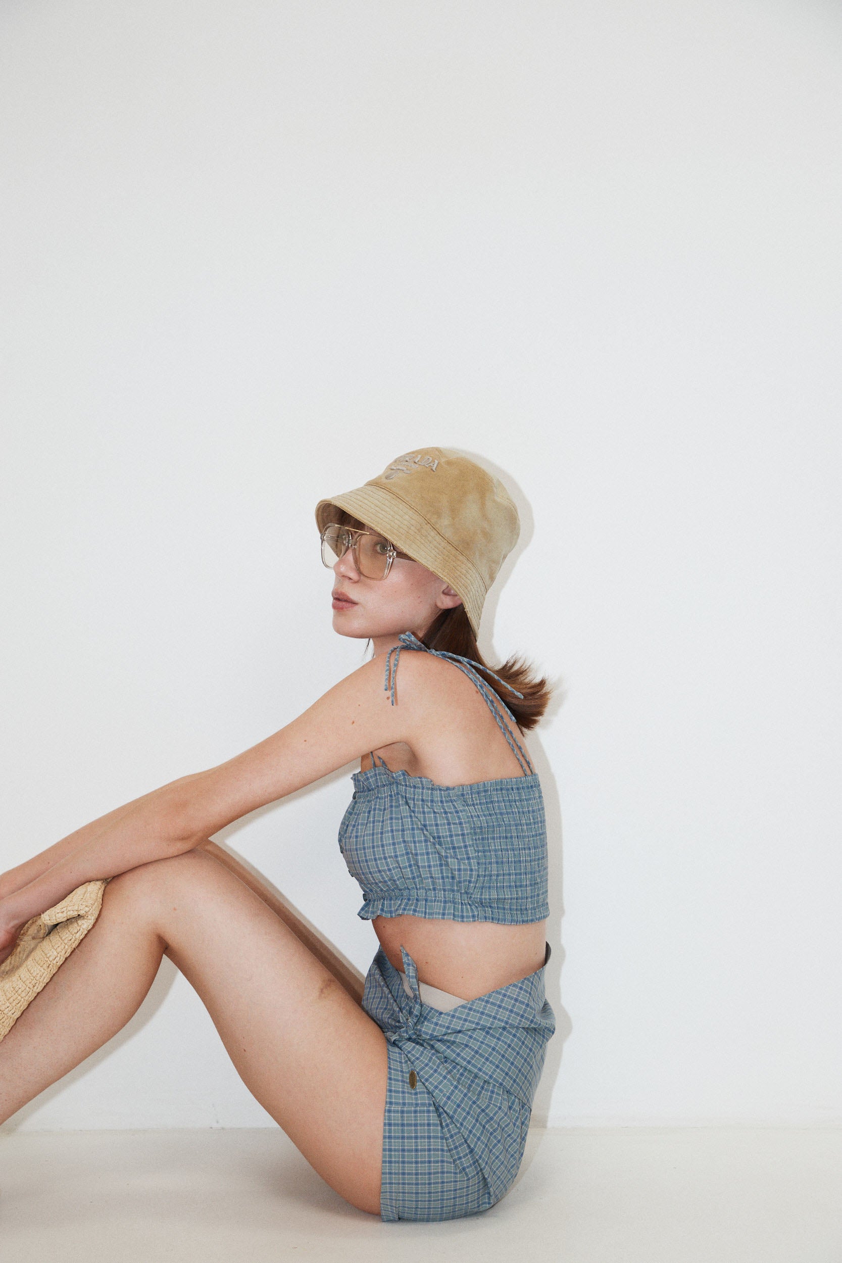 CROP TOP WITH GATHERS