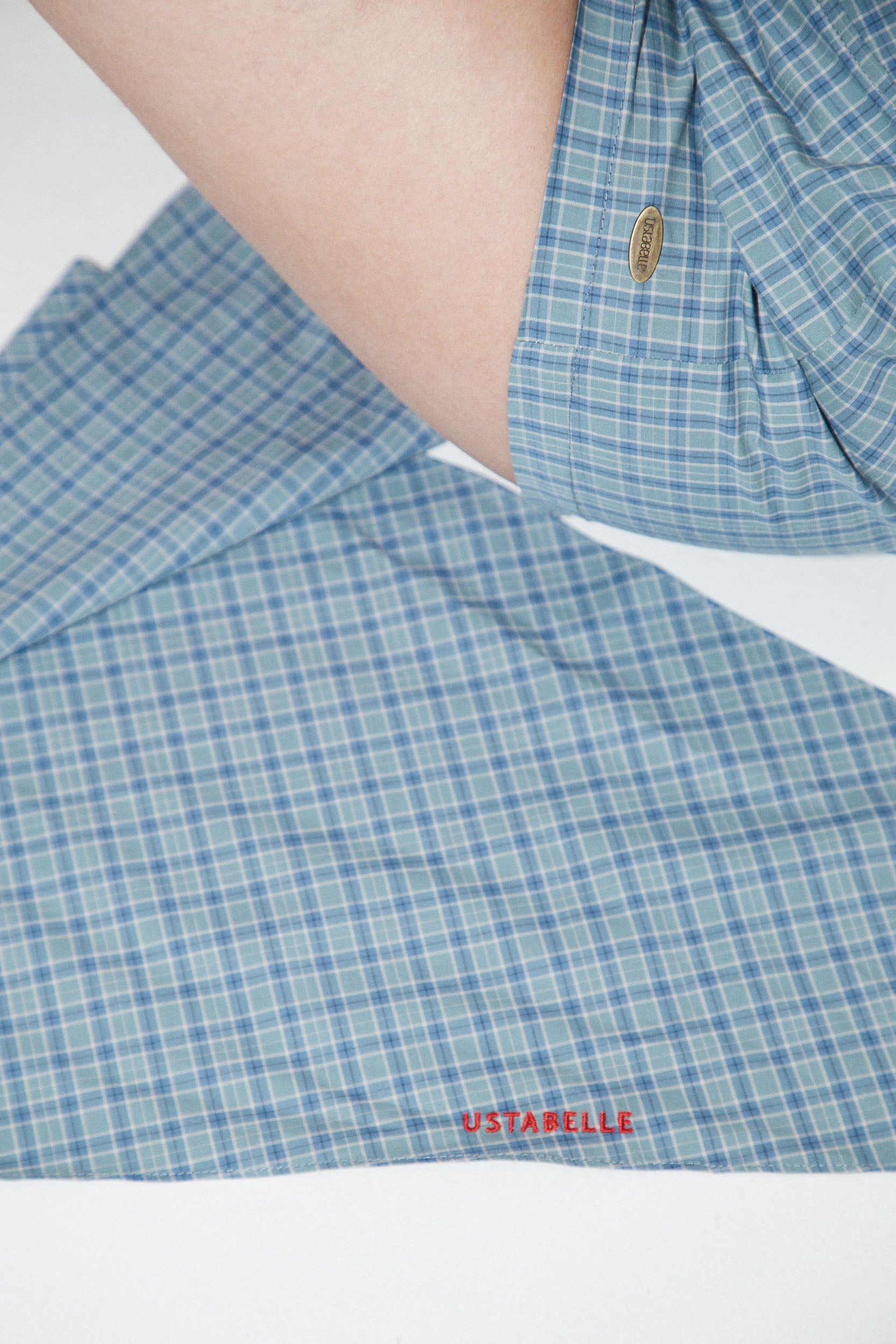 POPLIN CHECKED SHORT