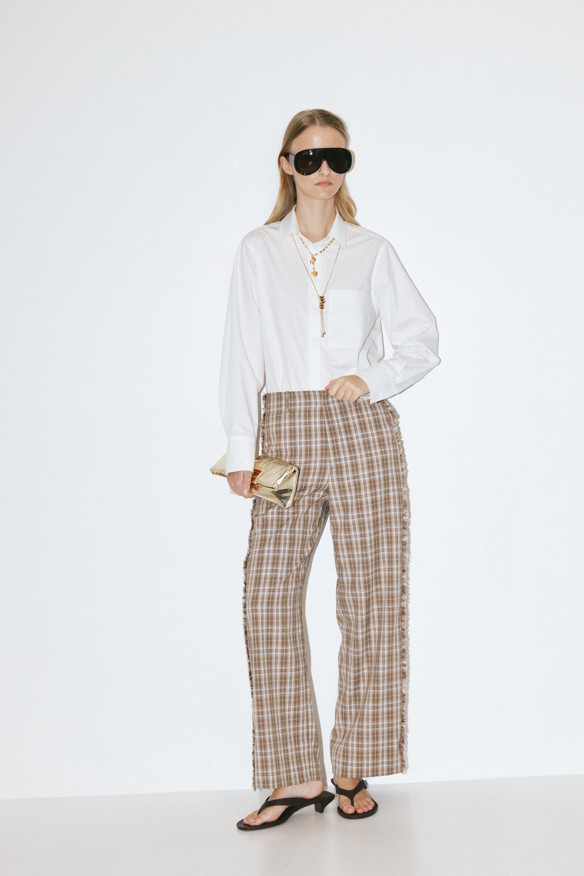FRINGE DETAIL TROUSERS