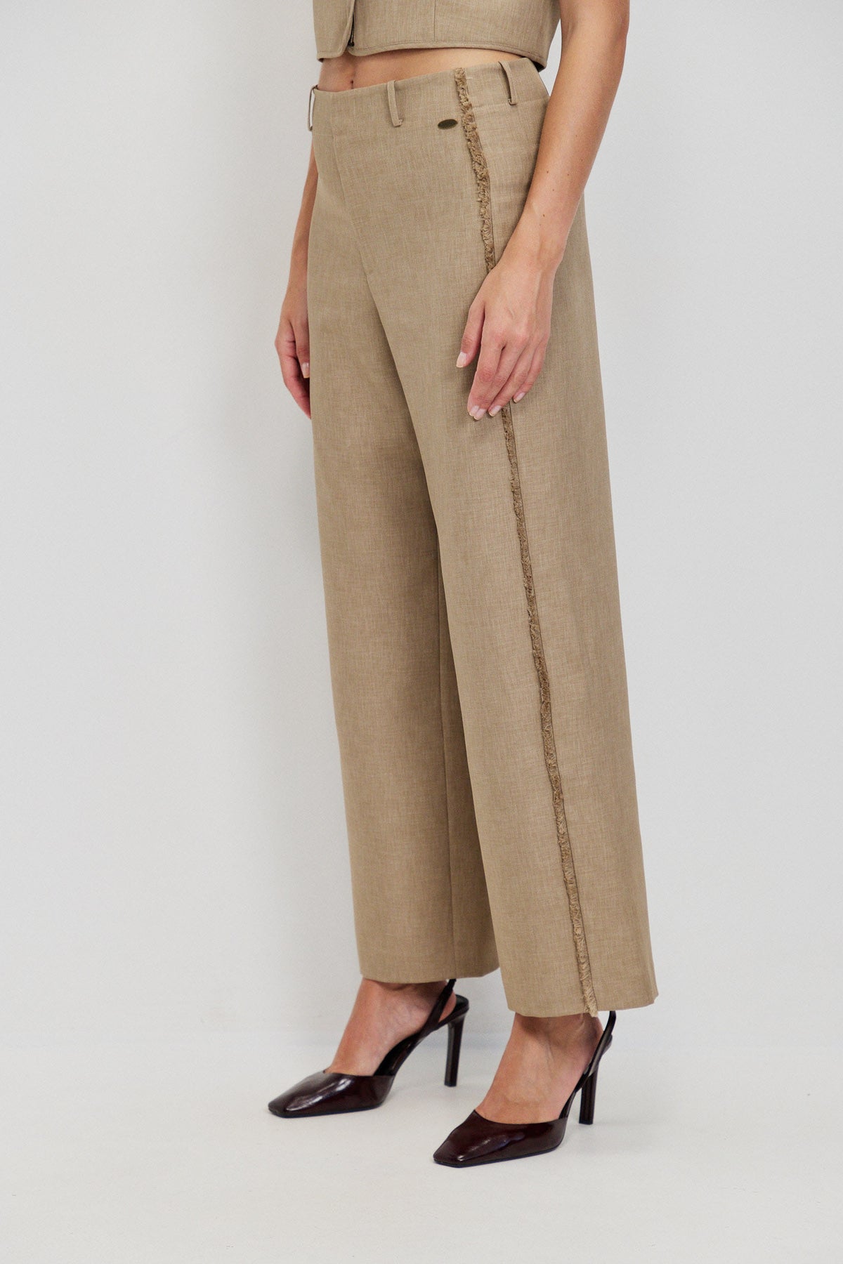 FRINGE DETAIL TROUSERS