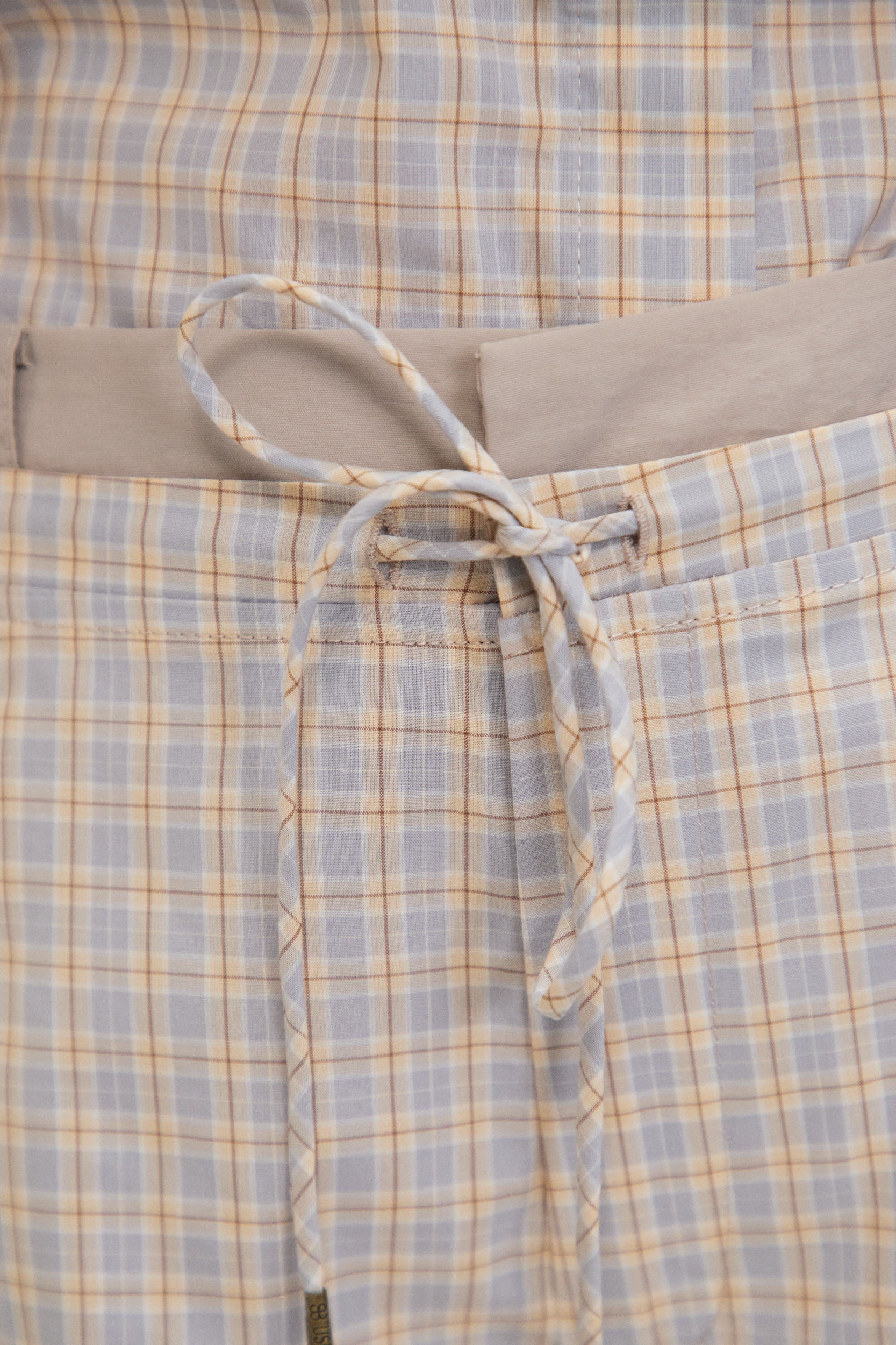 POPLIN CHECKED SHORT