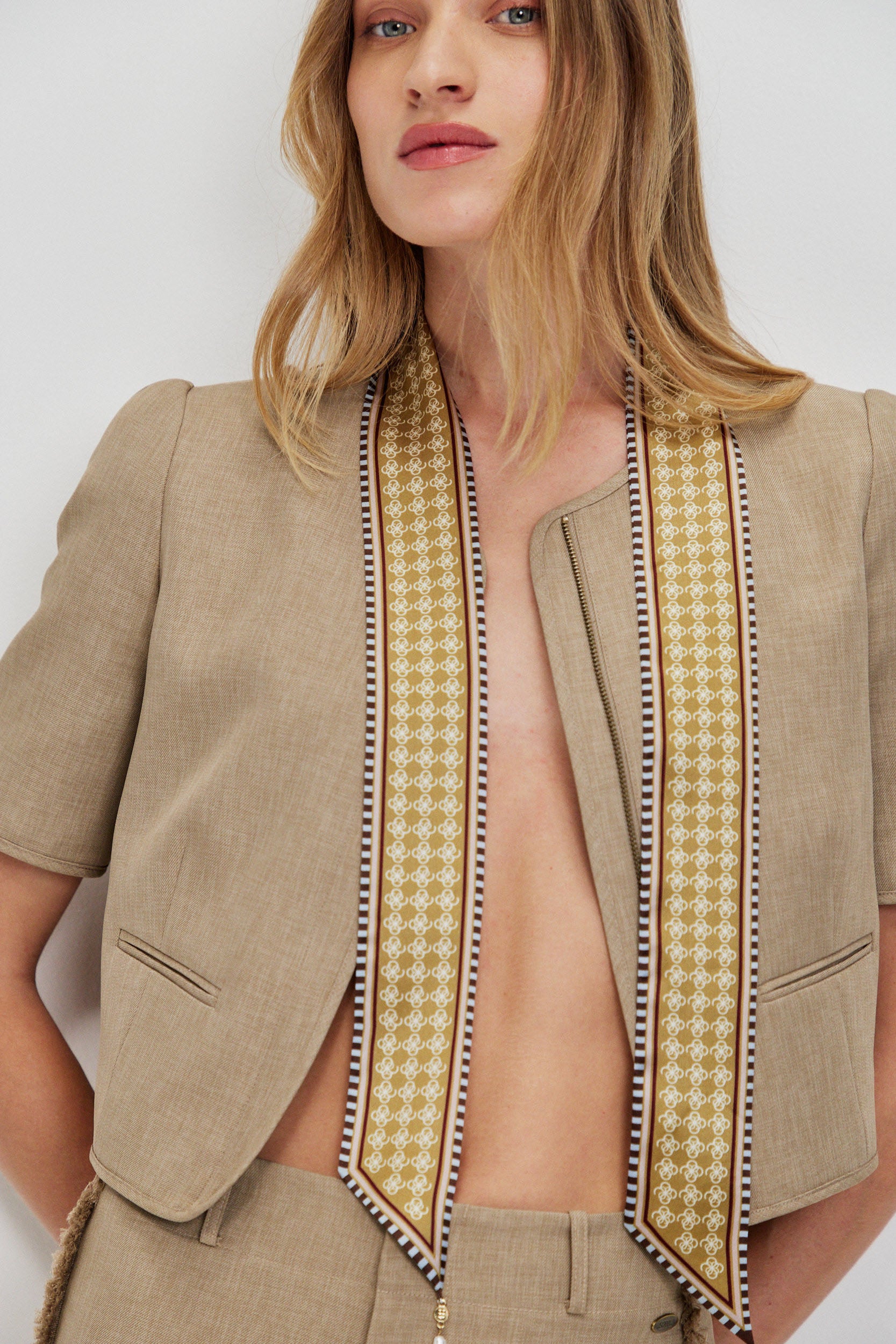 SILK TIE SCARF
