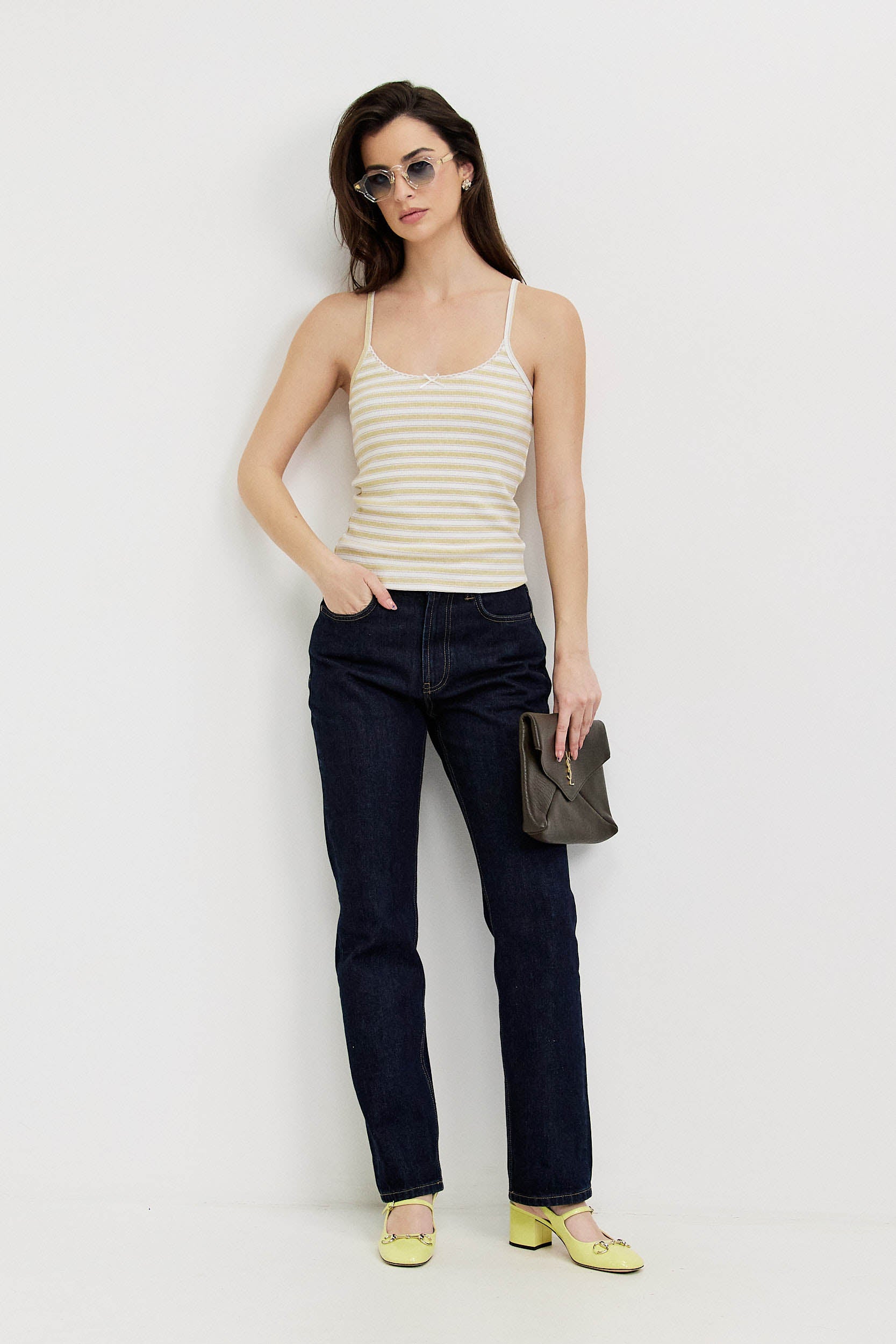 STRIPE TANK TOP WITH BOW