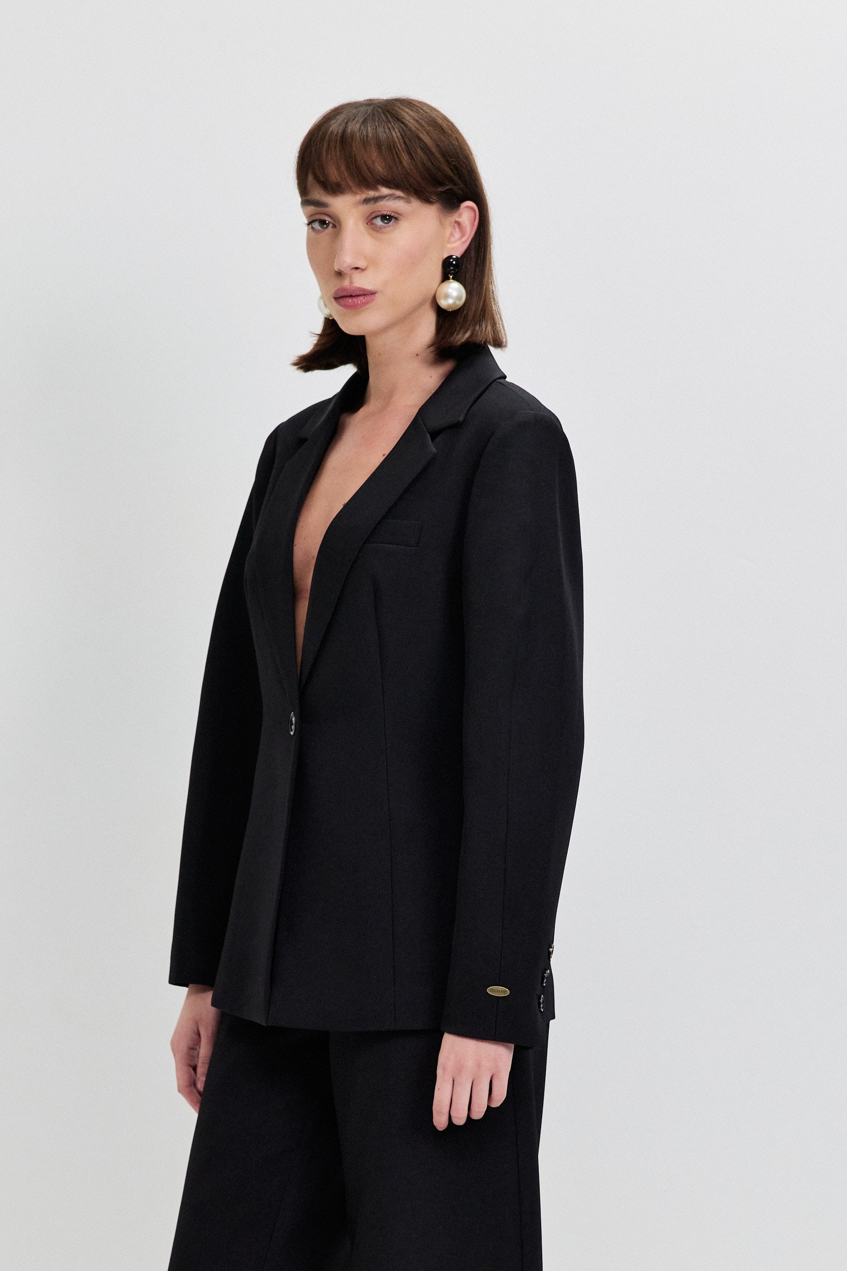 TAILORED JACKET WITH BALLOON SLEEVES
