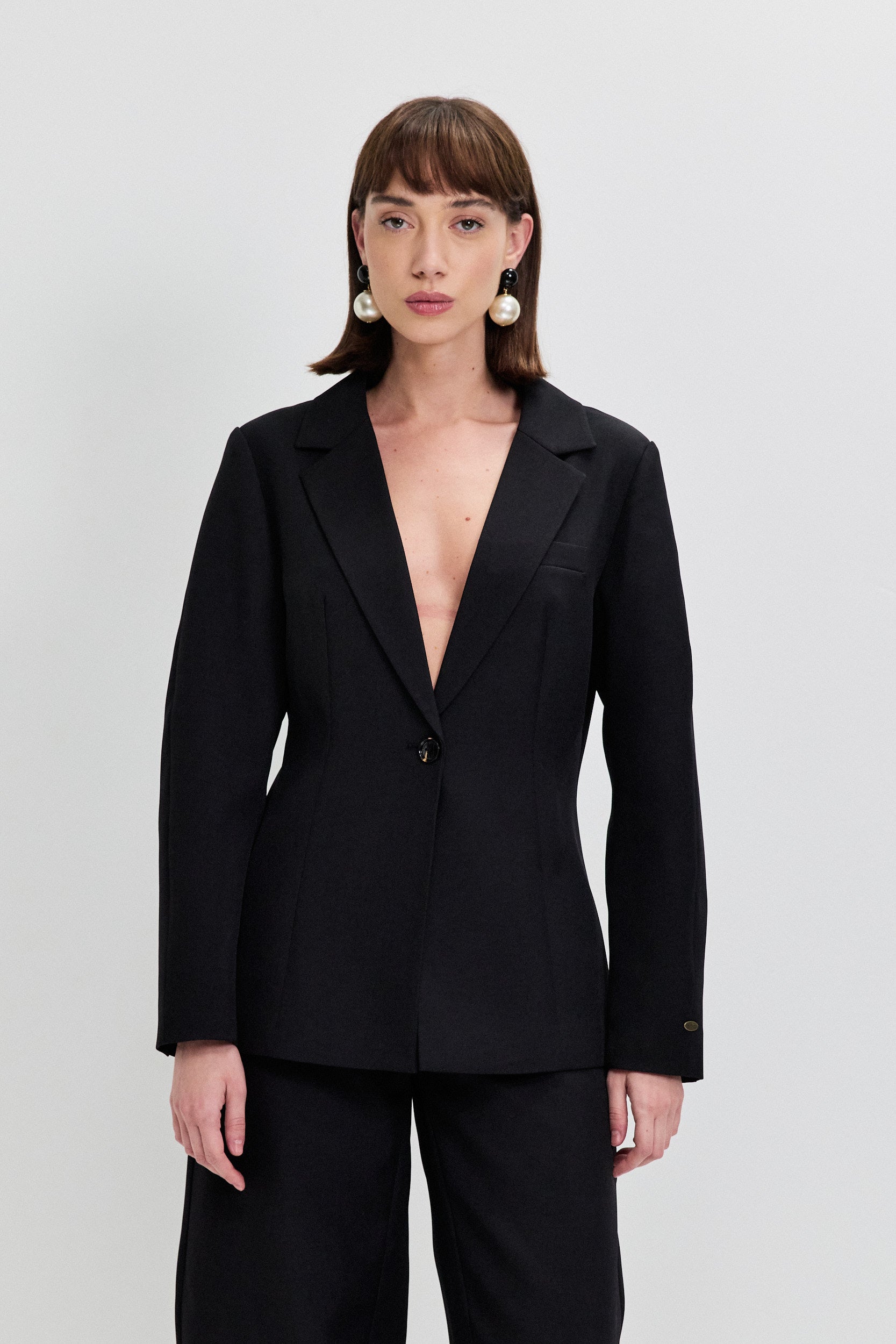 TAILORED JACKET WITH BALLOON SLEEVES