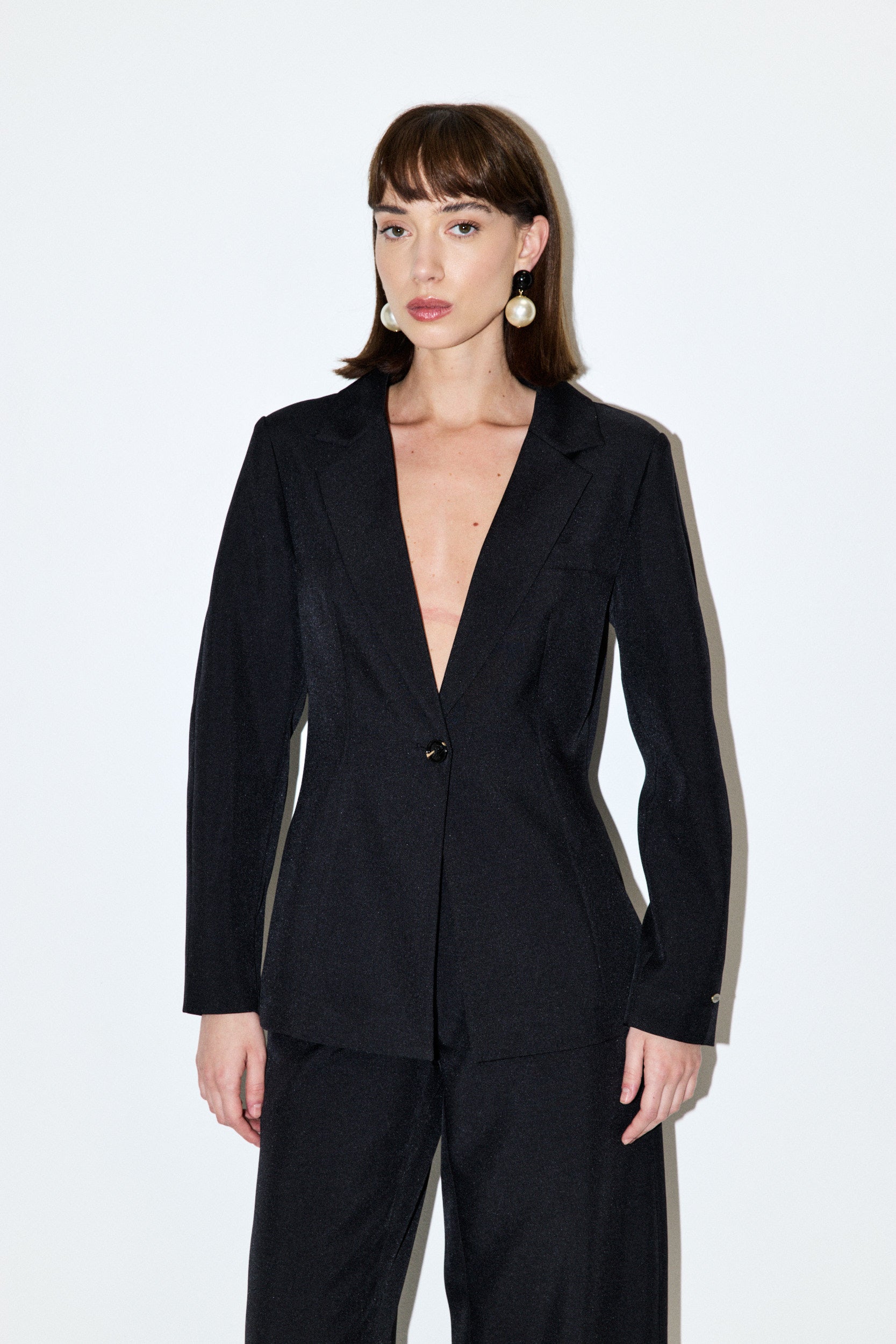 TAILORED JACKET WITH BALLOON SLEEVES