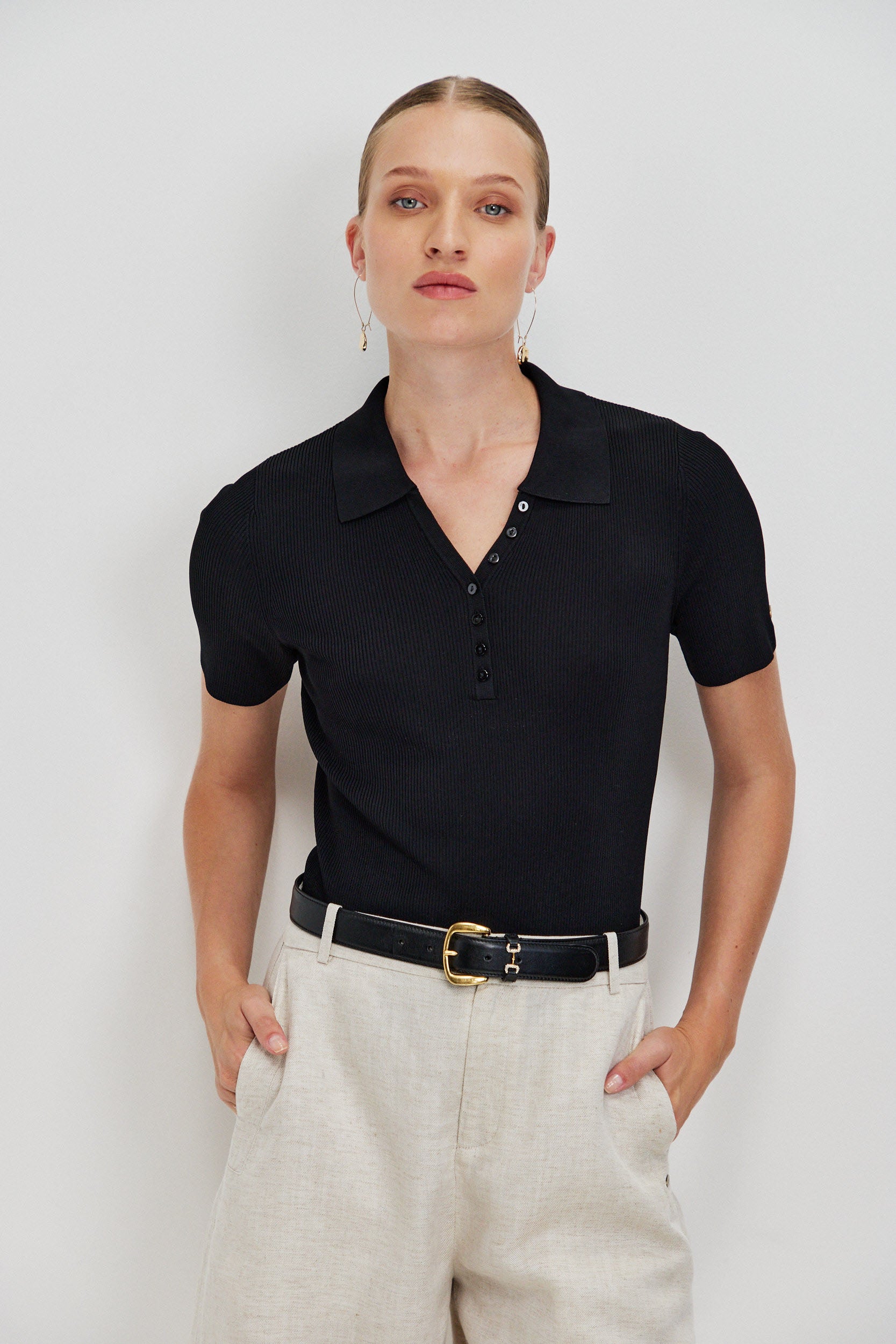 VISCOSE SLIM POLO