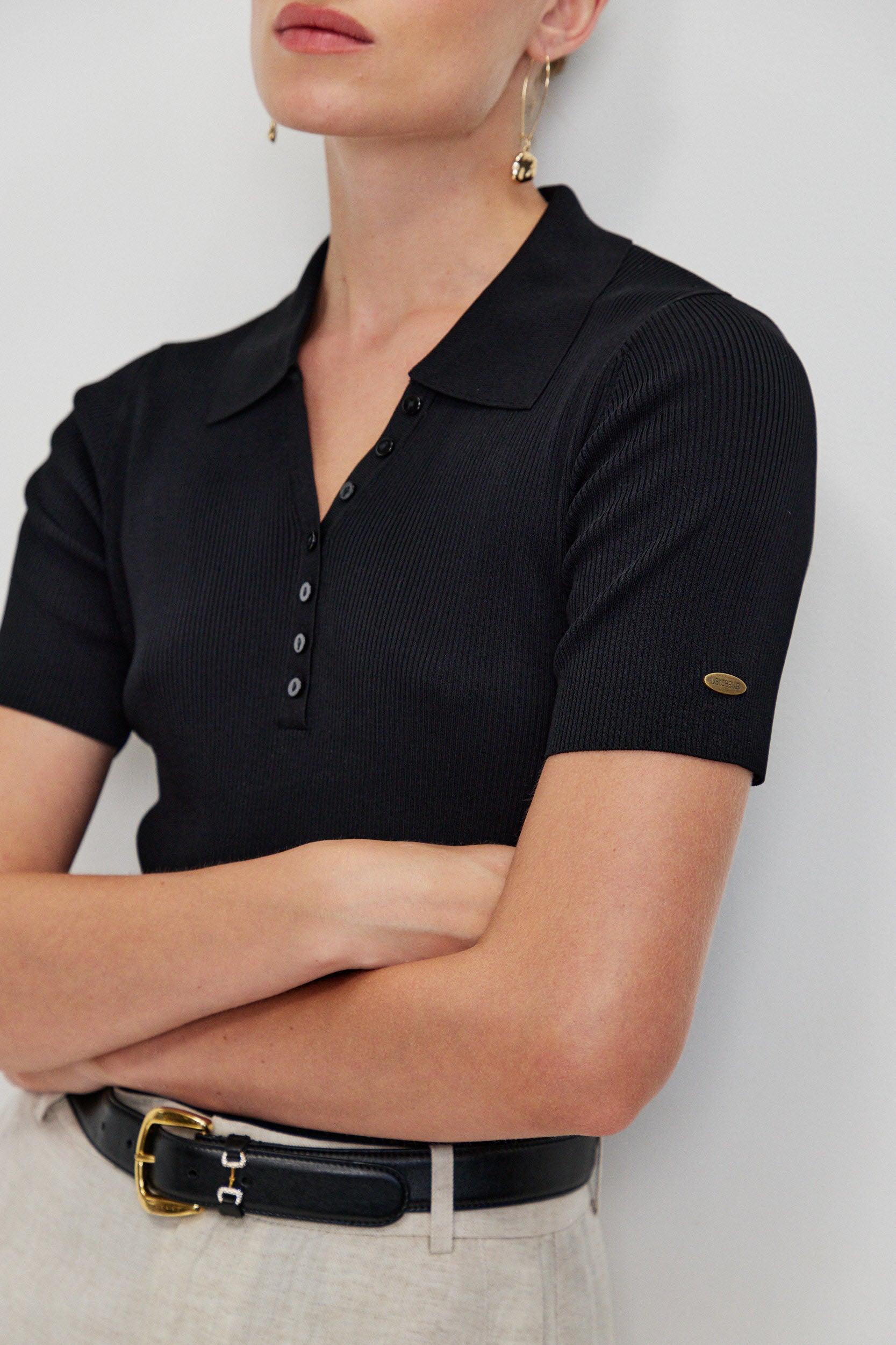 VISCOSE SLIM POLO