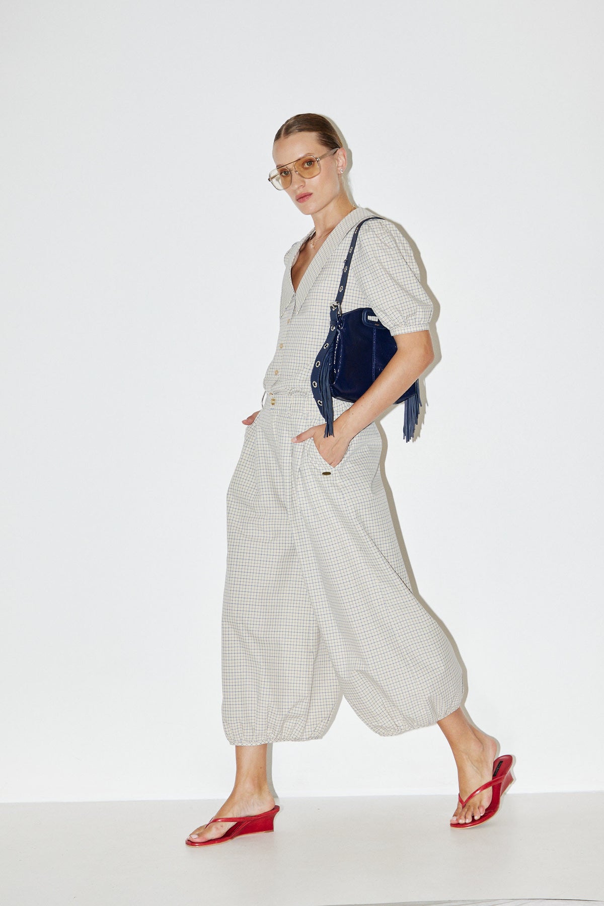 JAPANESE POPLIN TROUSERS