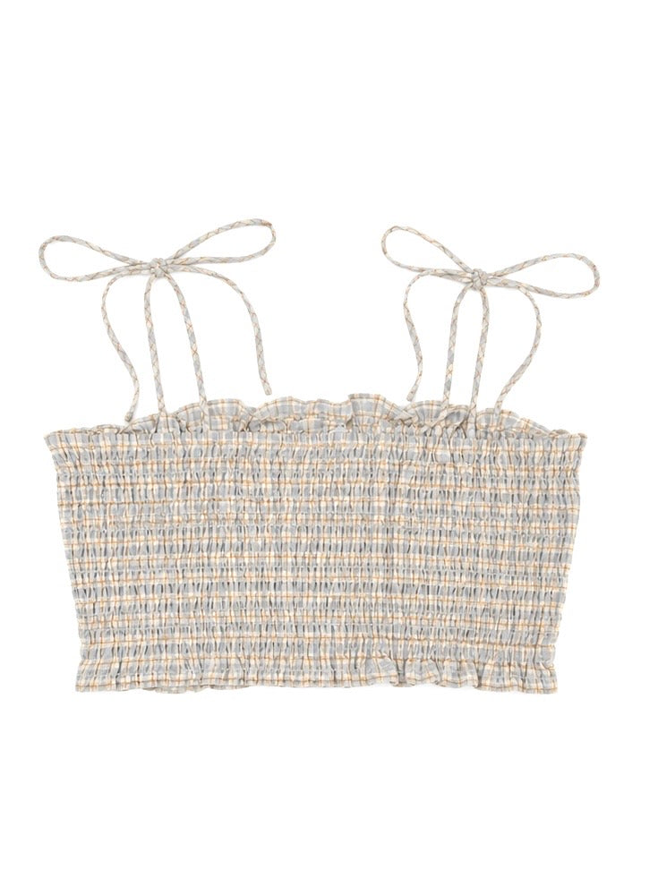 CROP TOP WITH GATHERS