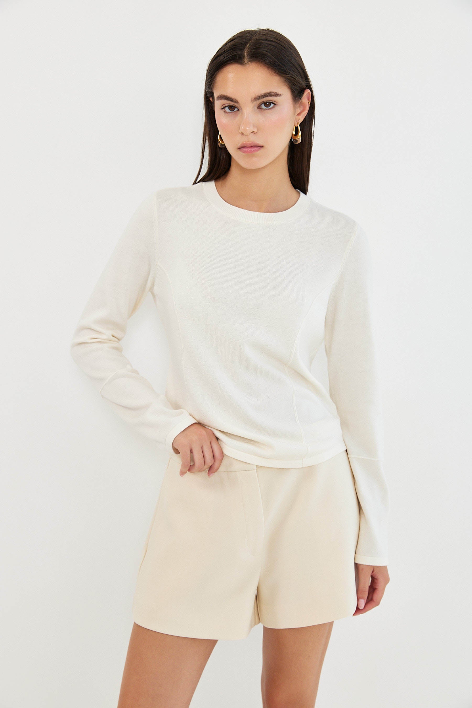 LONG SLEEVE PRINCESS SEAMS