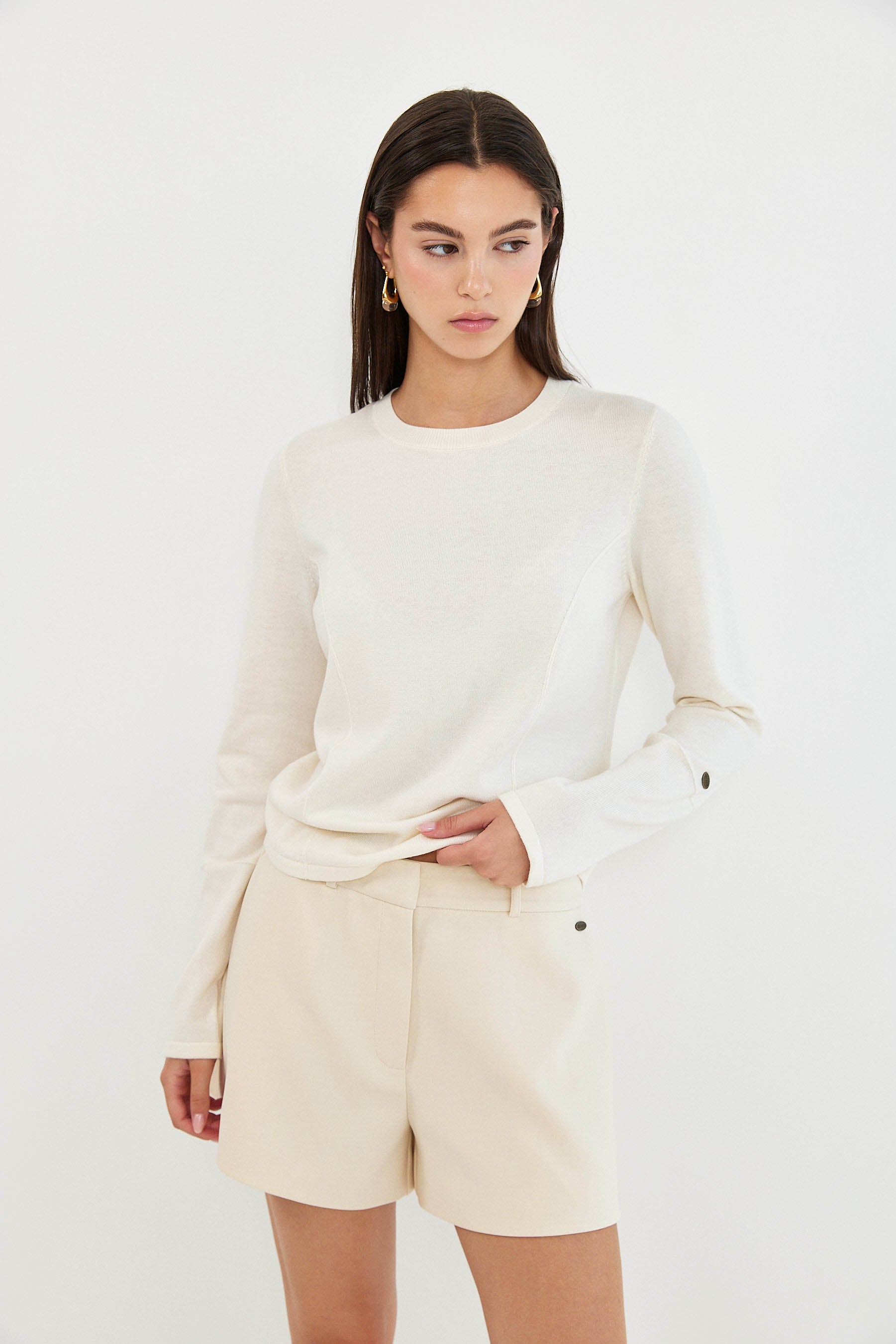 LONG SLEEVE PRINCESS SEAMS