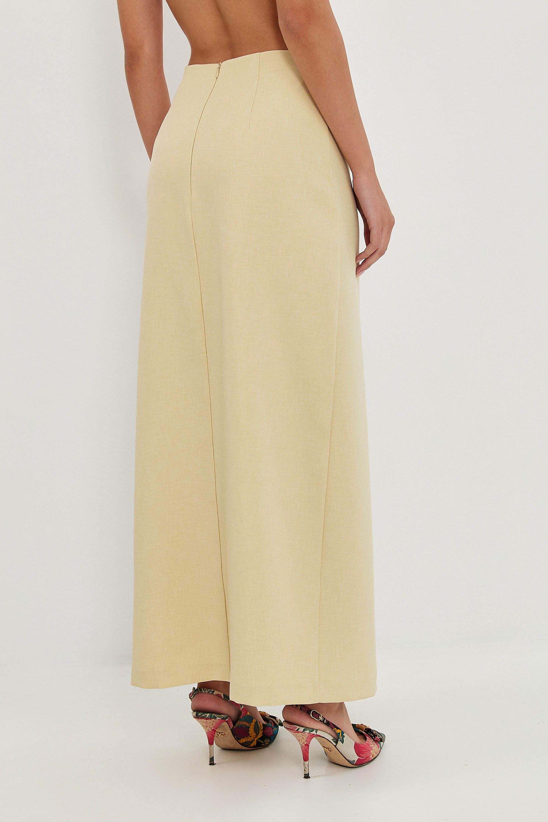 MAXI SLIT SKIRT