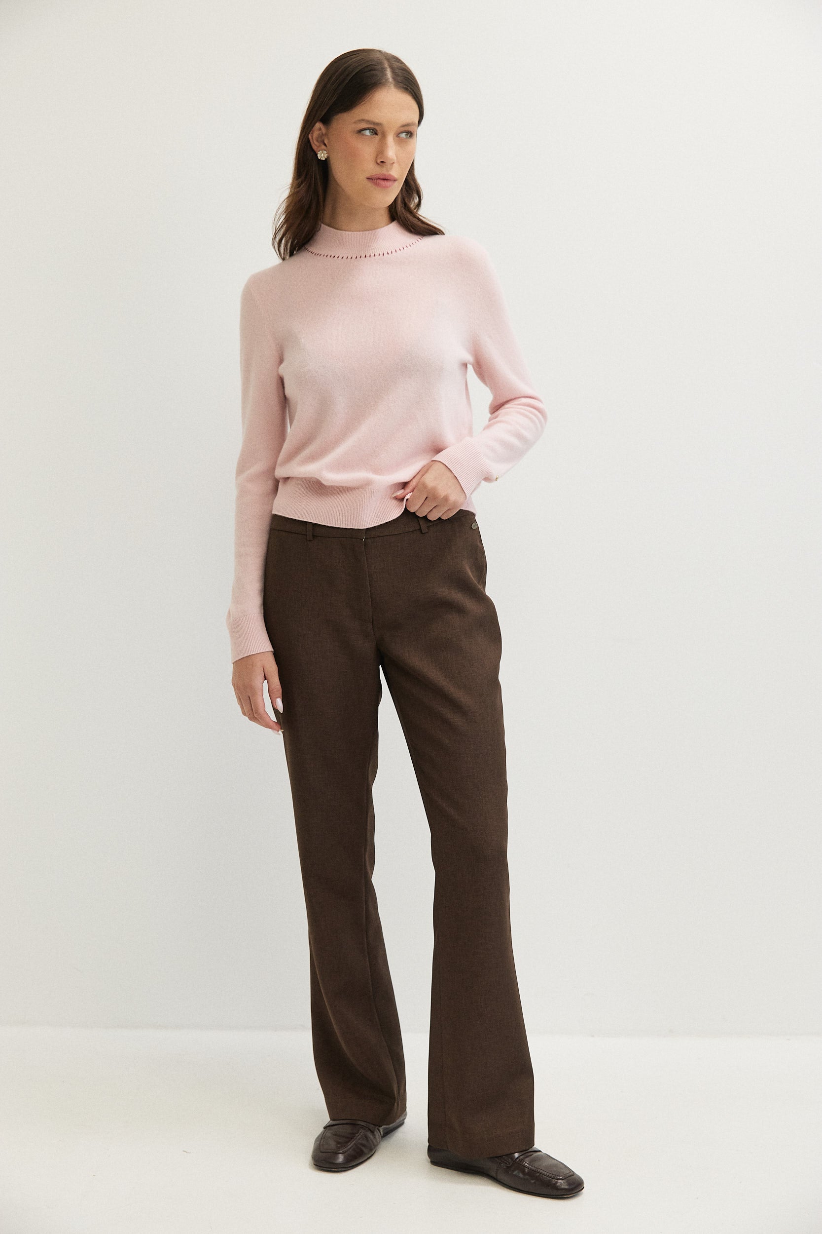 THIN WOOL EMB KNITWEAR