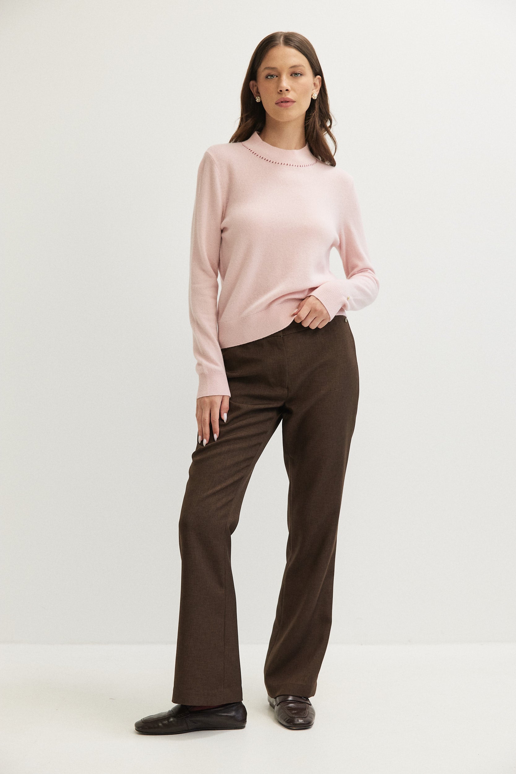 THIN WOOL EMB KNITWEAR