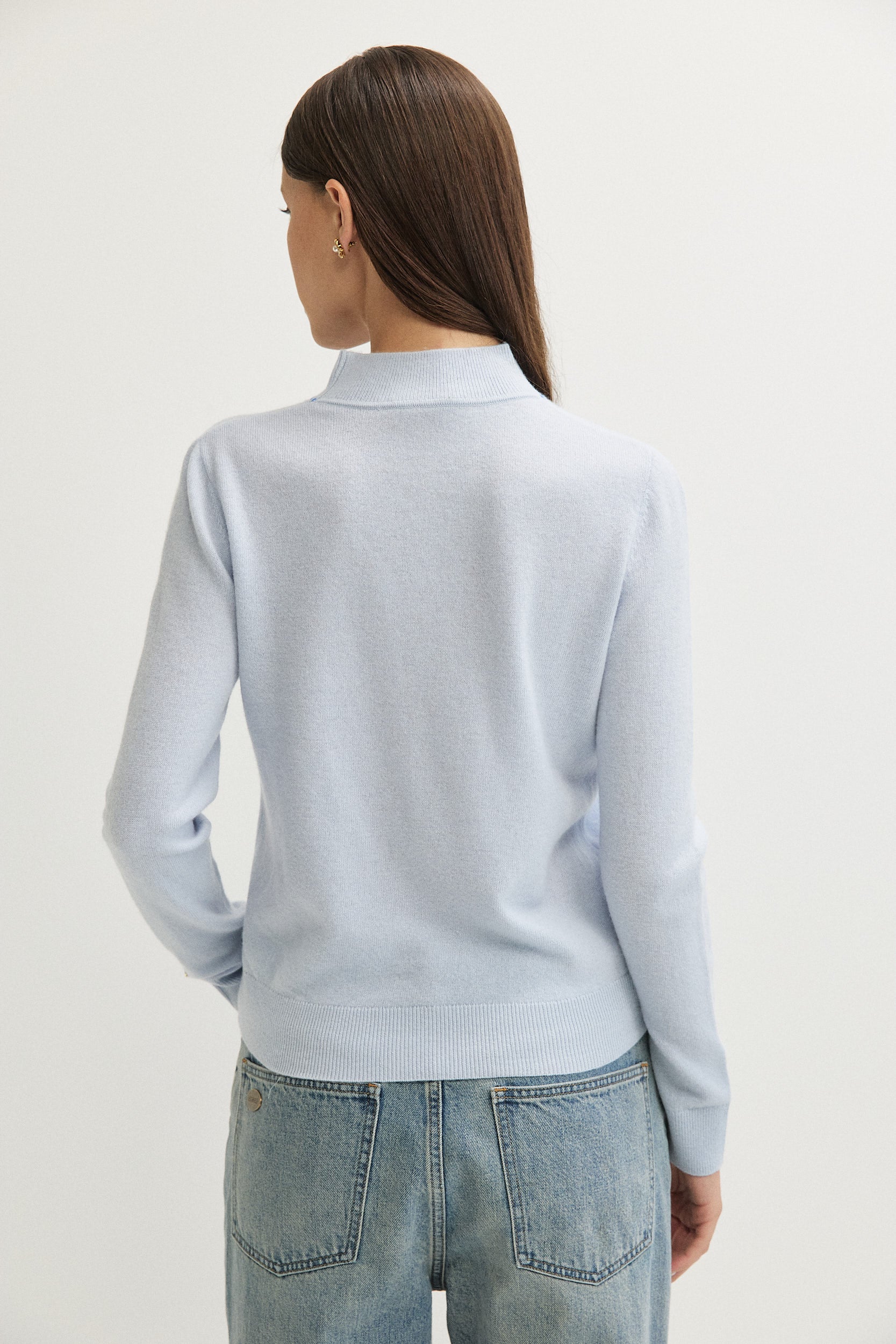 THIN WOOL EMB KNITWEAR