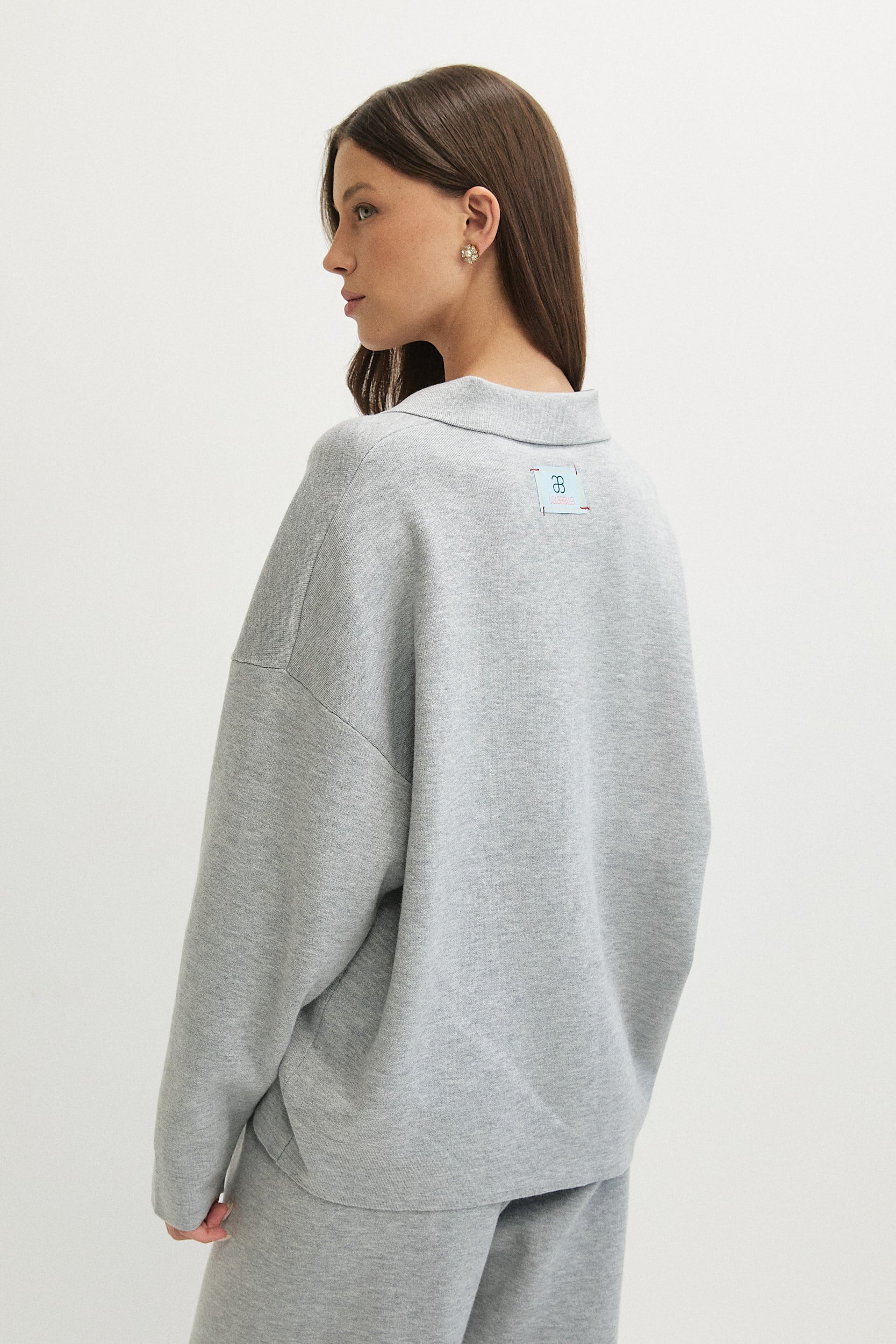 OVERSIZED KNITTED POLO