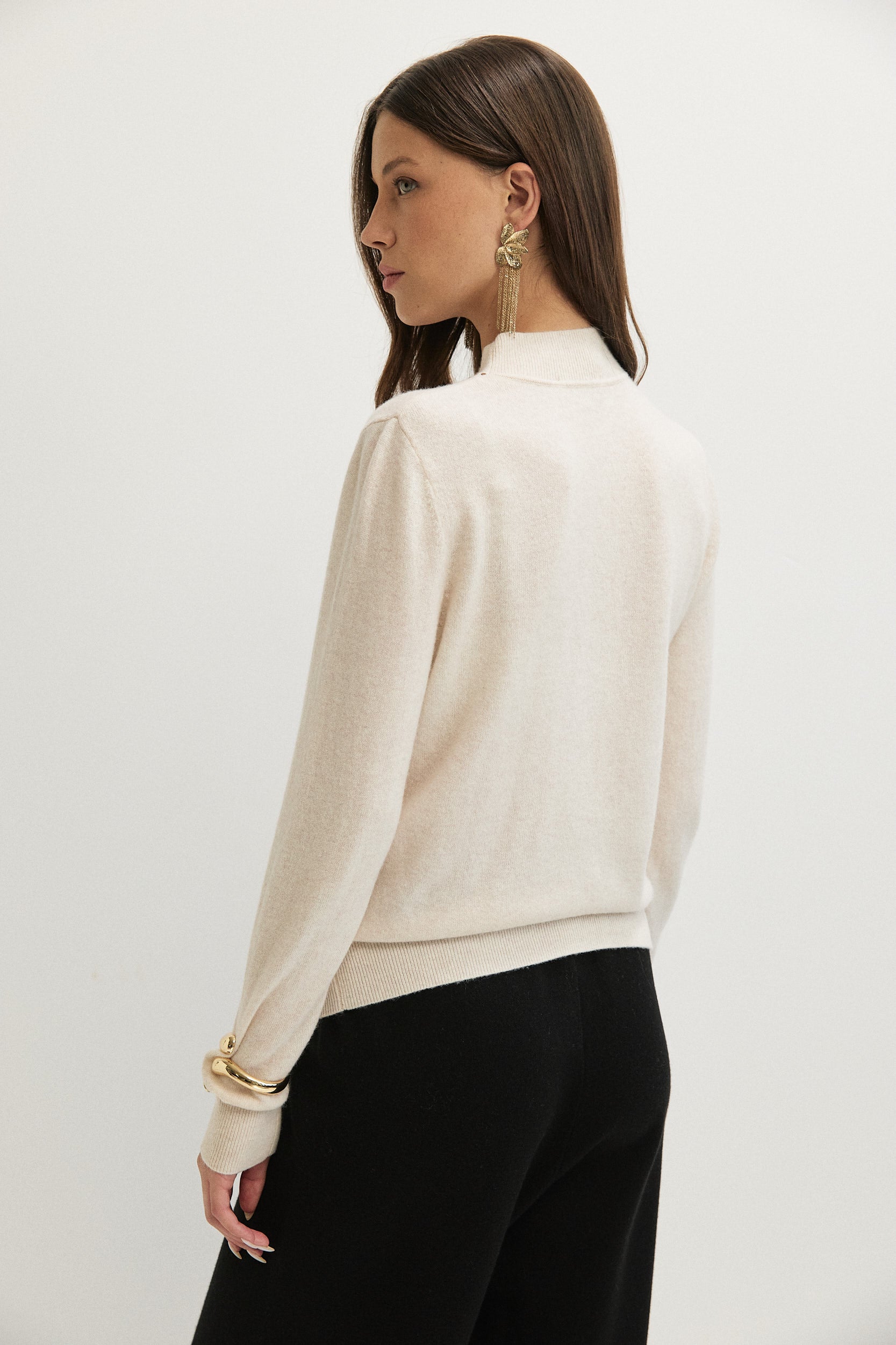 THIN WOOL EMB KNITWEAR