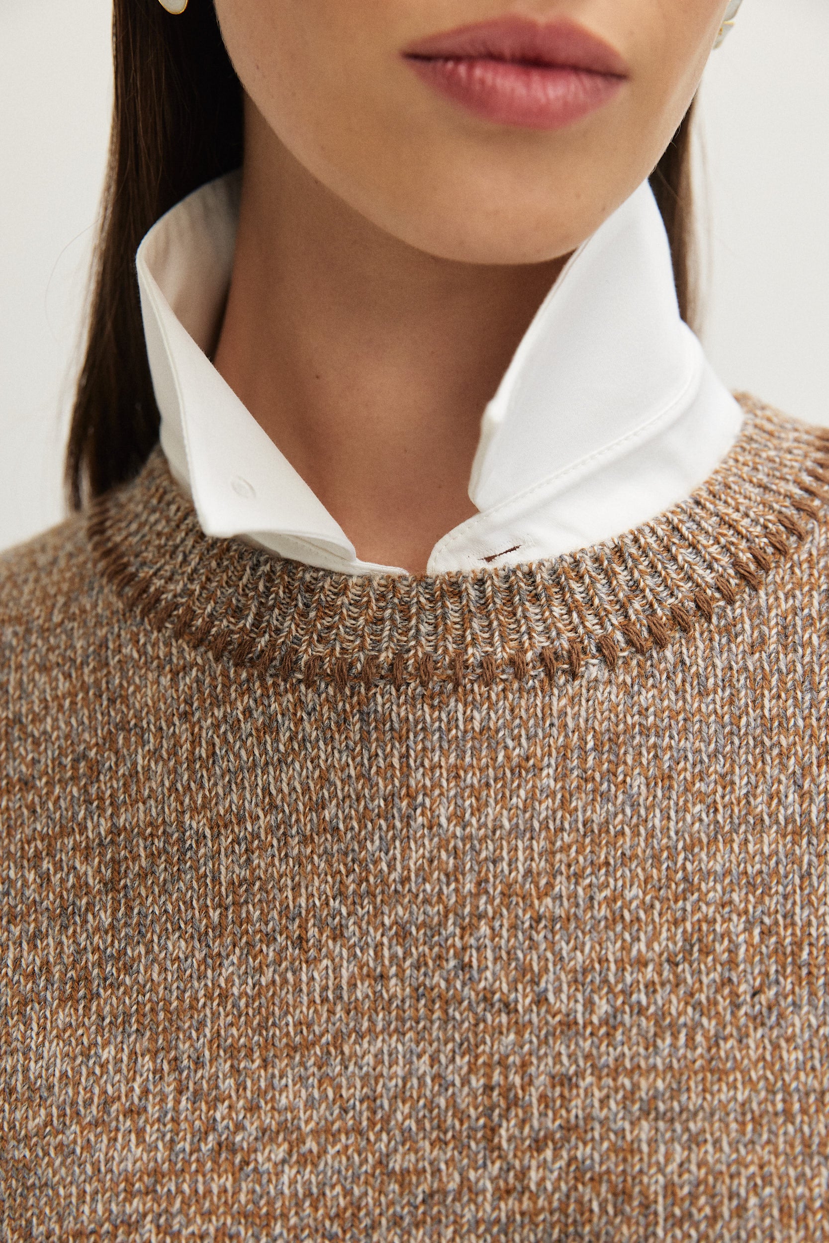 MELANGE WOOL KNITWEAR