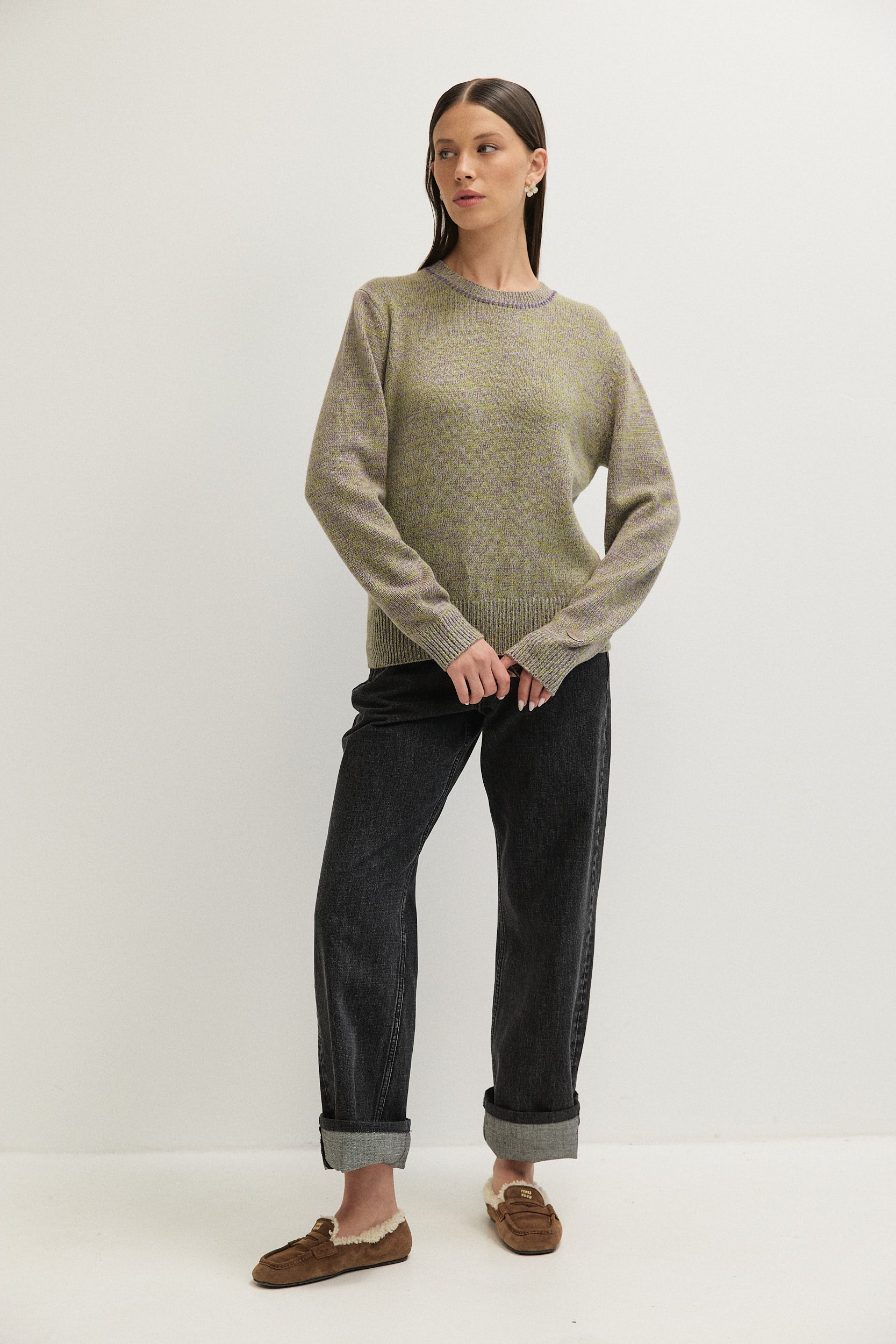 MELANGE WOOL KNITWEAR
