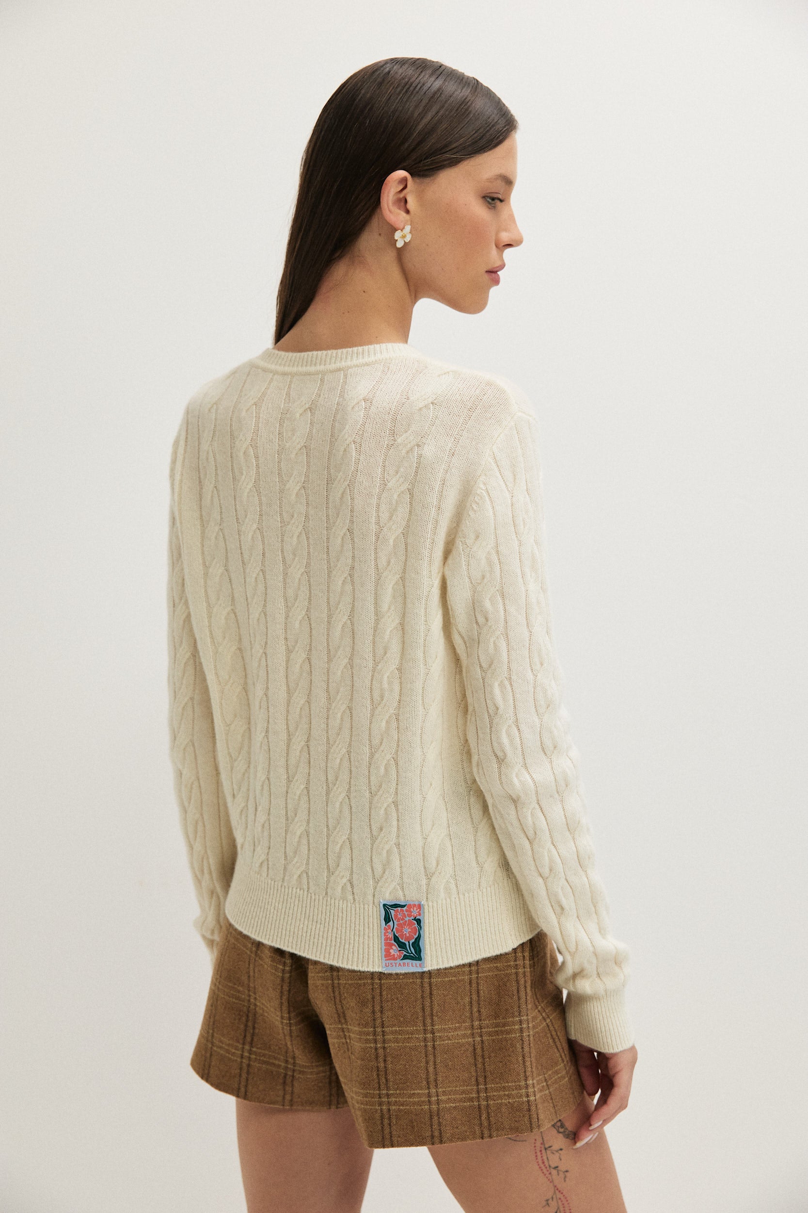 CABLE CARDIGAN