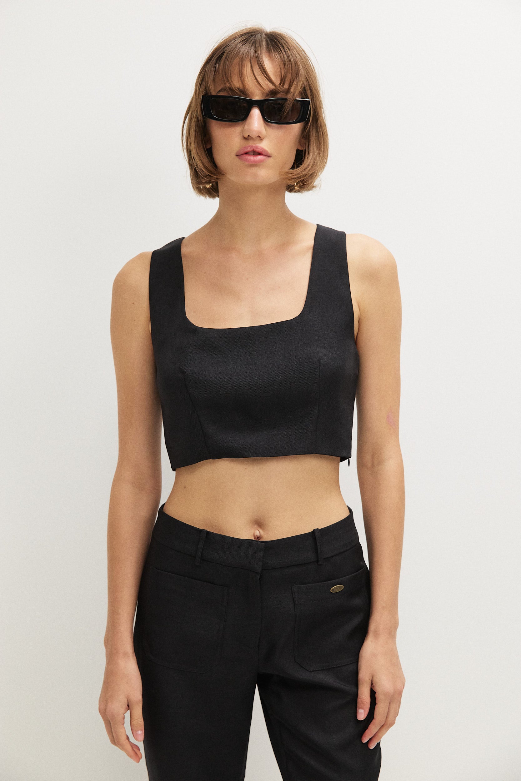 SQUARE CROP TOP