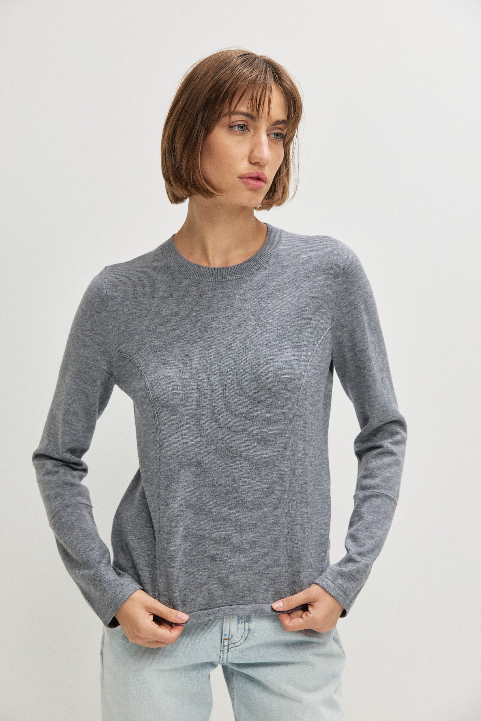 LONG SLEEVE PRINCESS SEAMS