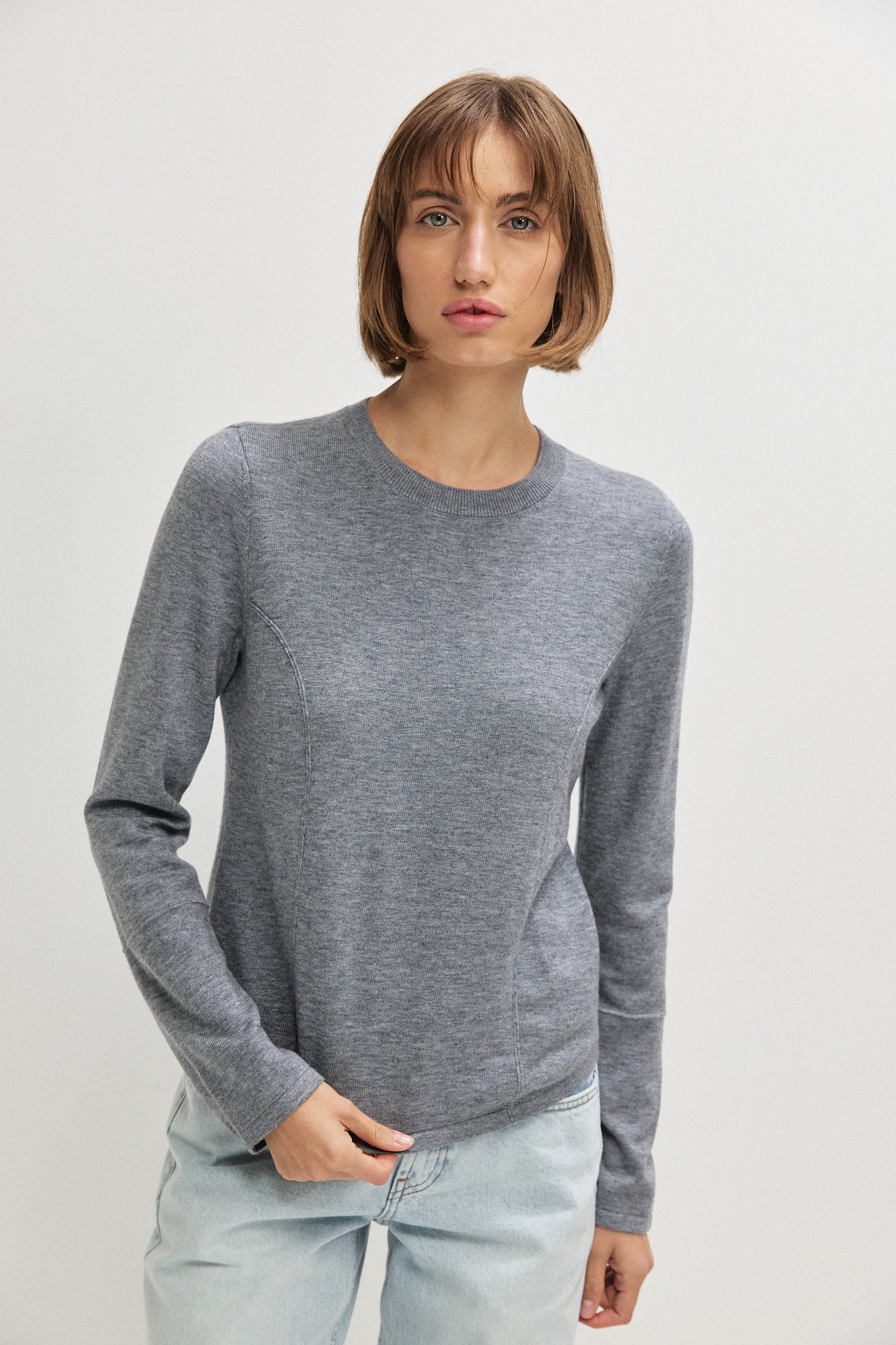 LONG SLEEVE PRINCESS SEAMS