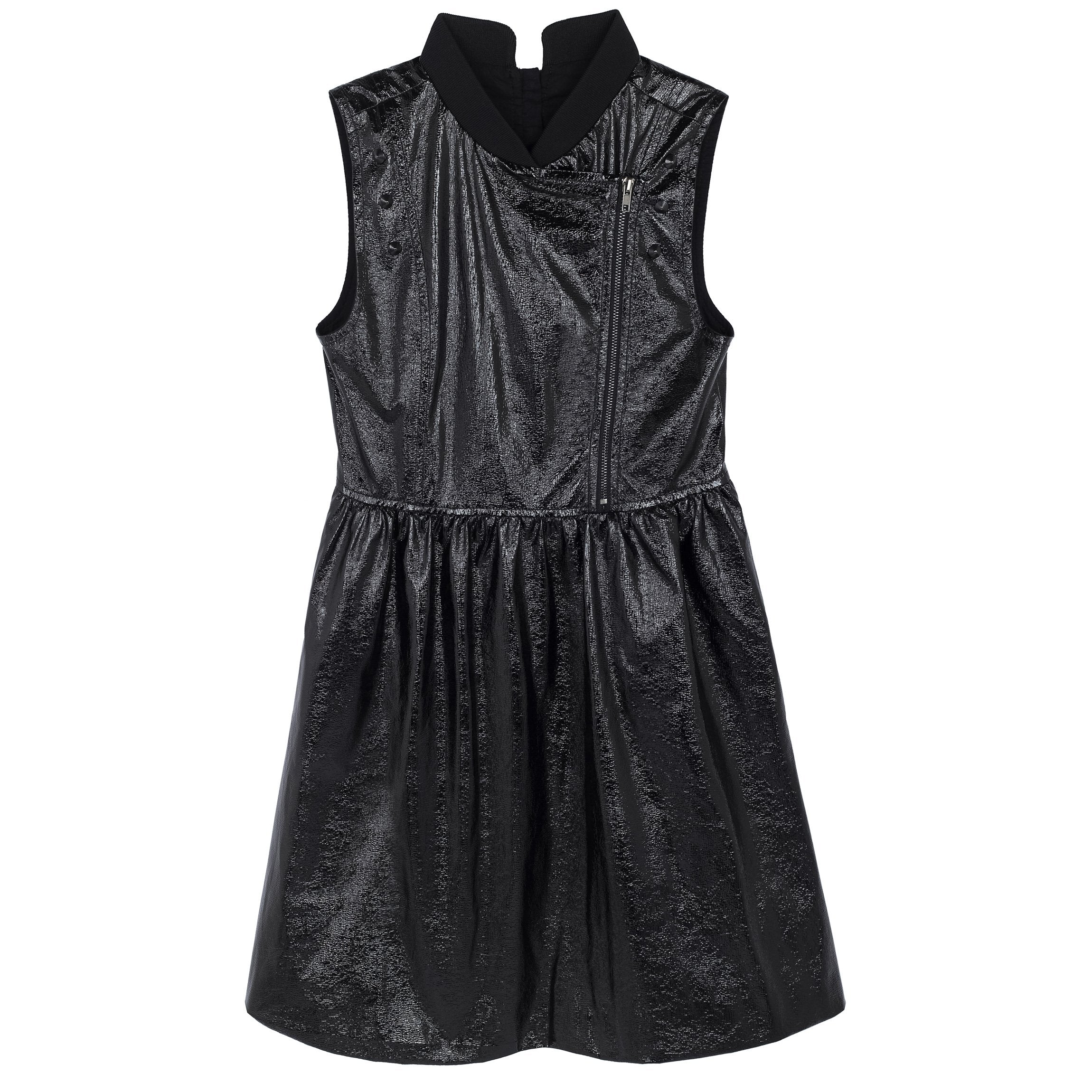 biker dress black