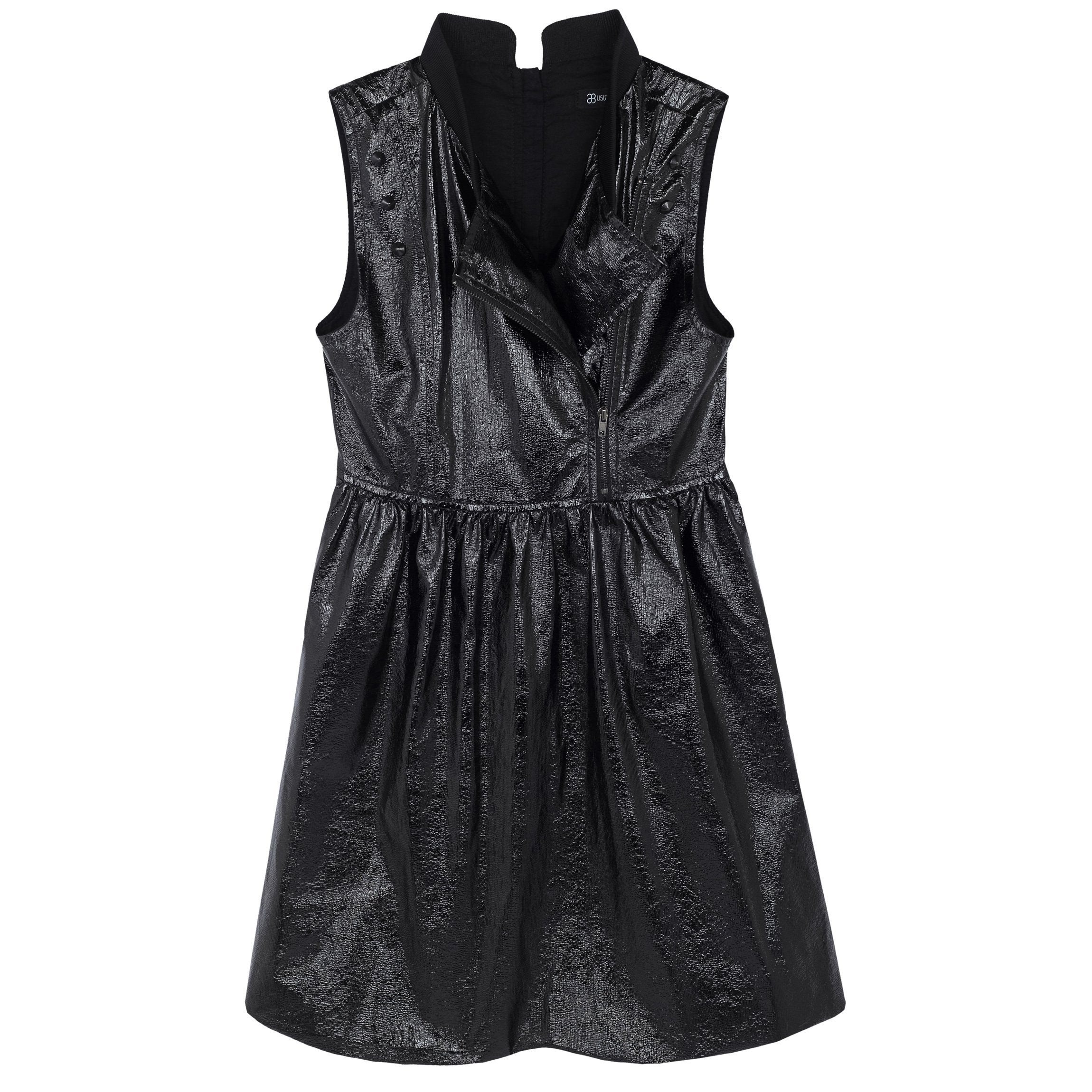 biker dress black