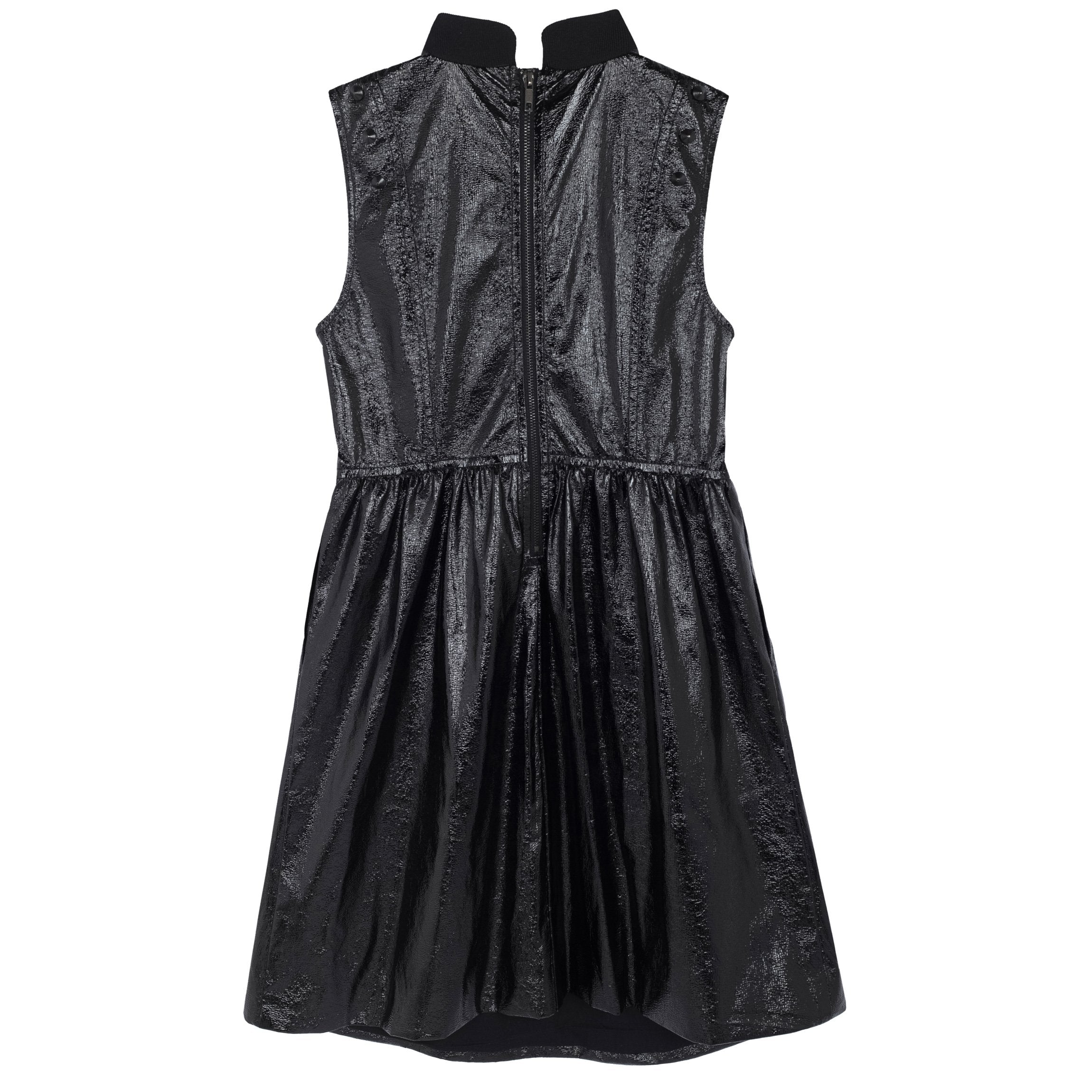 biker dress black