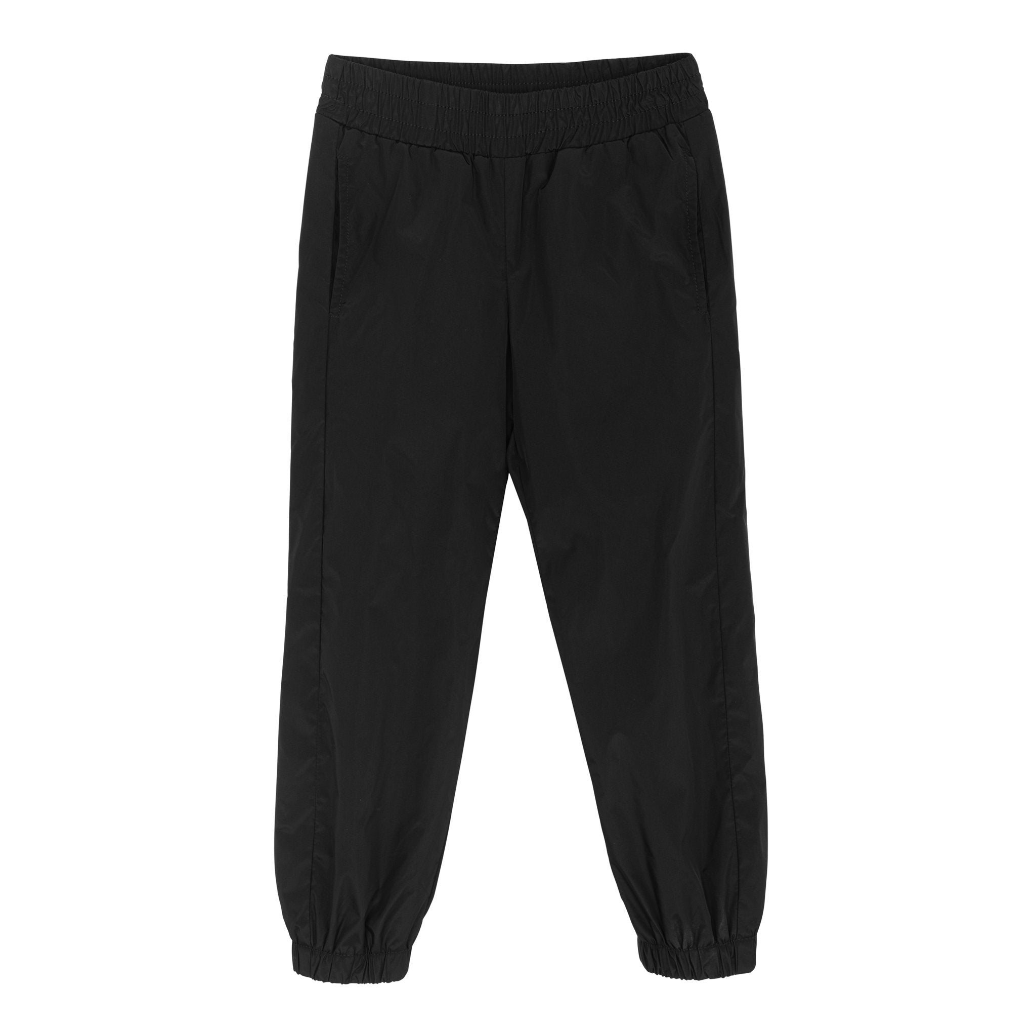 nylon pants black